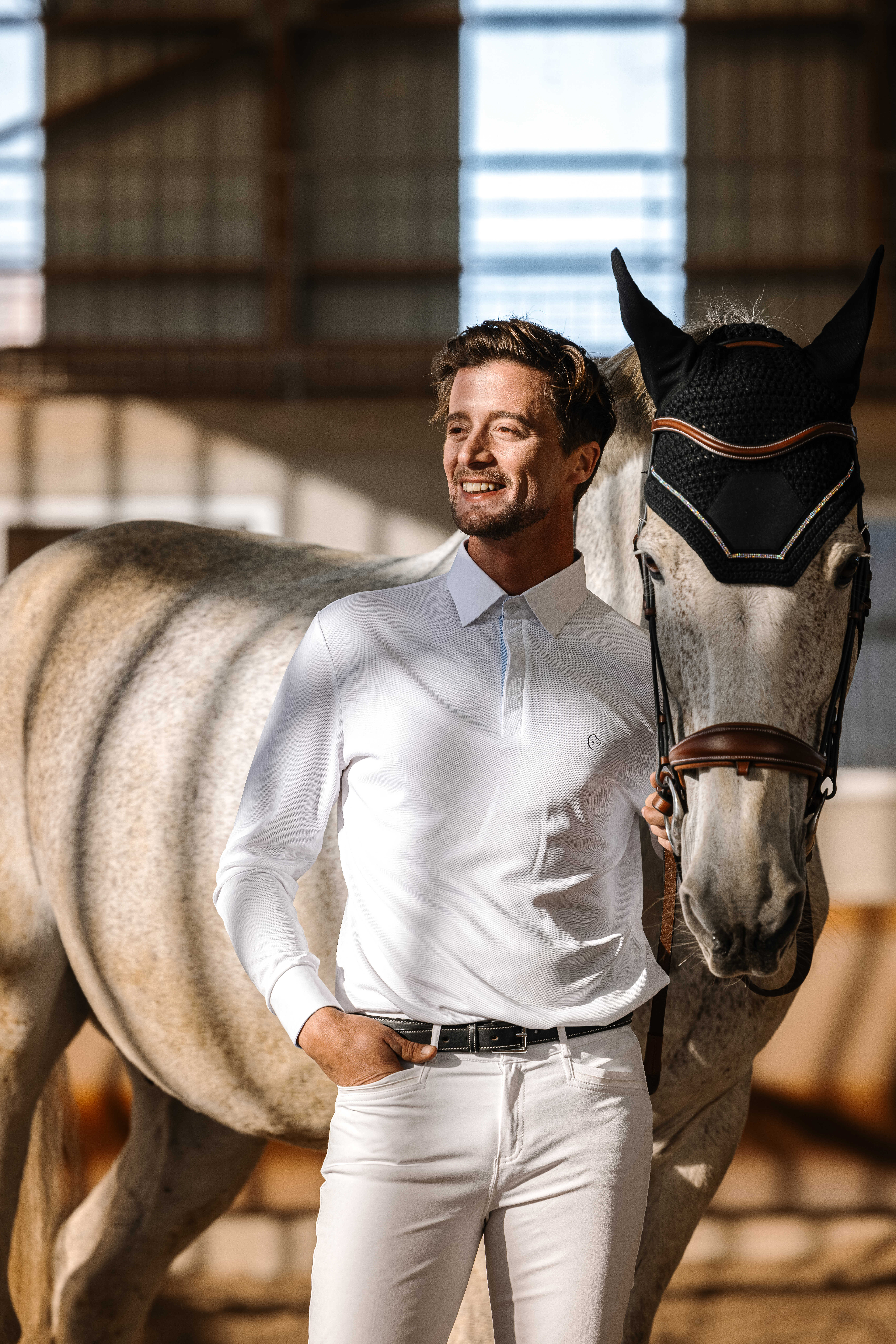 Equitheme Dany Mesh Polo Kisapaita Valkoinen - 2