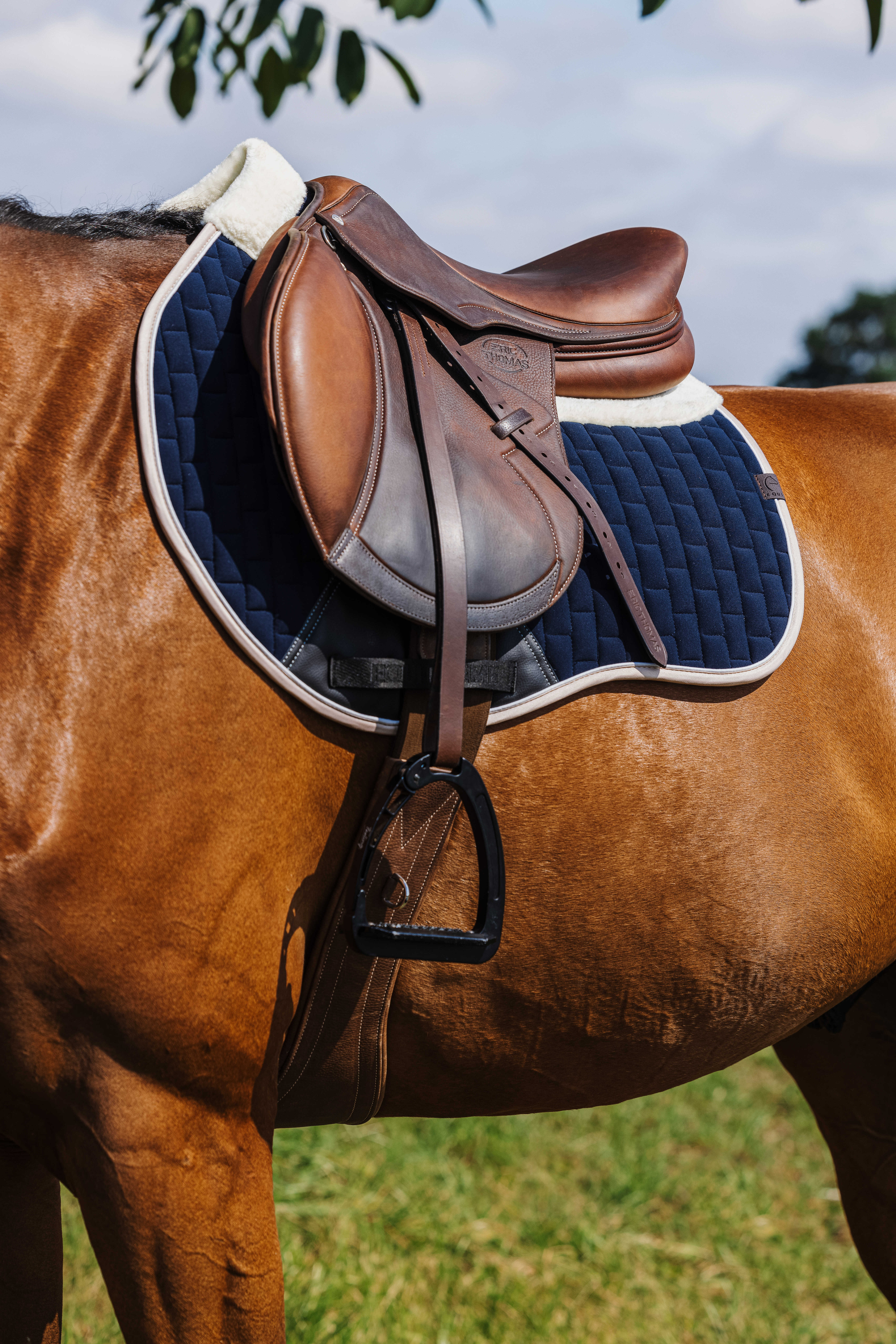 Equitheme Dinard Saddle Pad Navy blue - 3