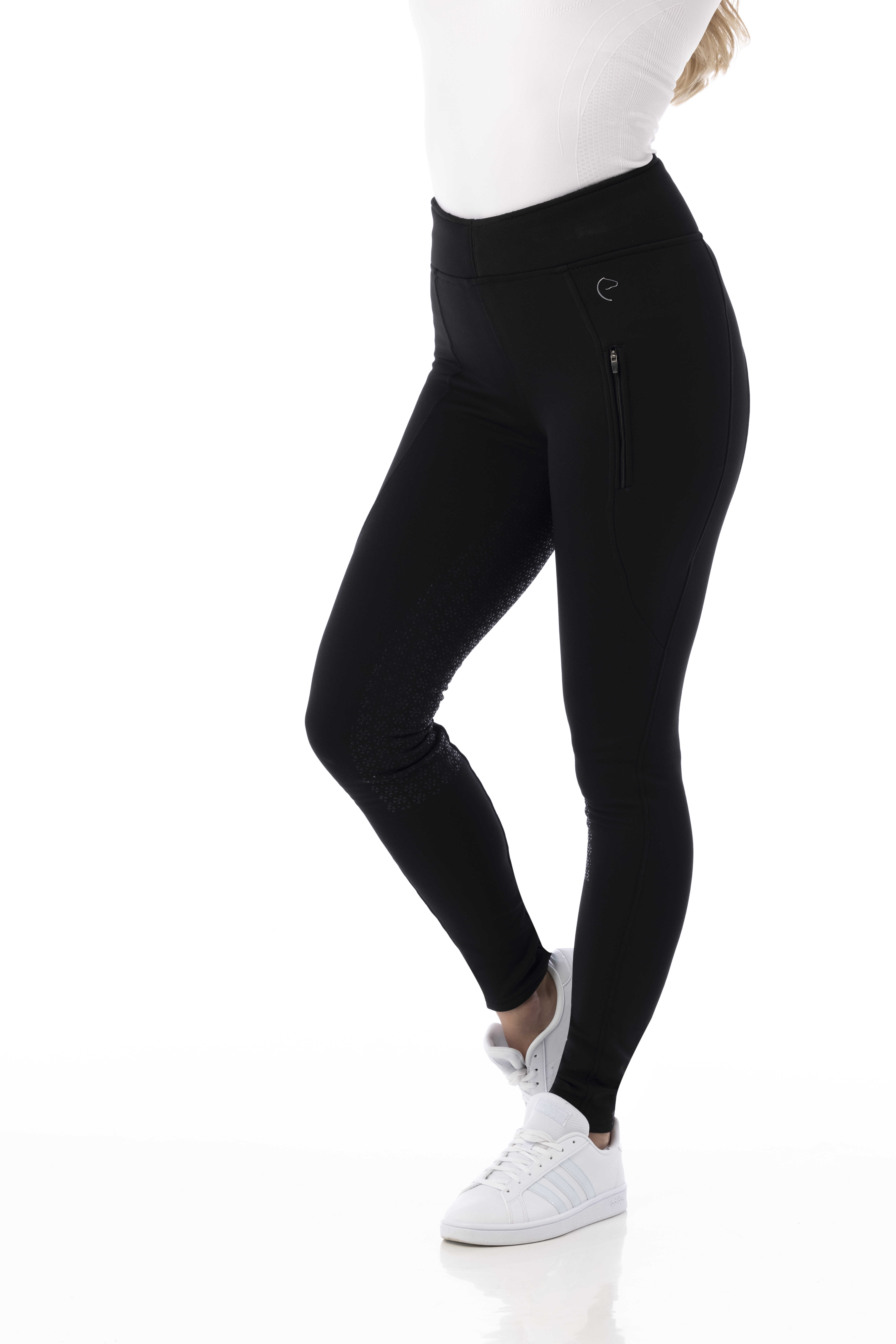 Equitheme Kids Dolomyt Riding Tights Black - 3