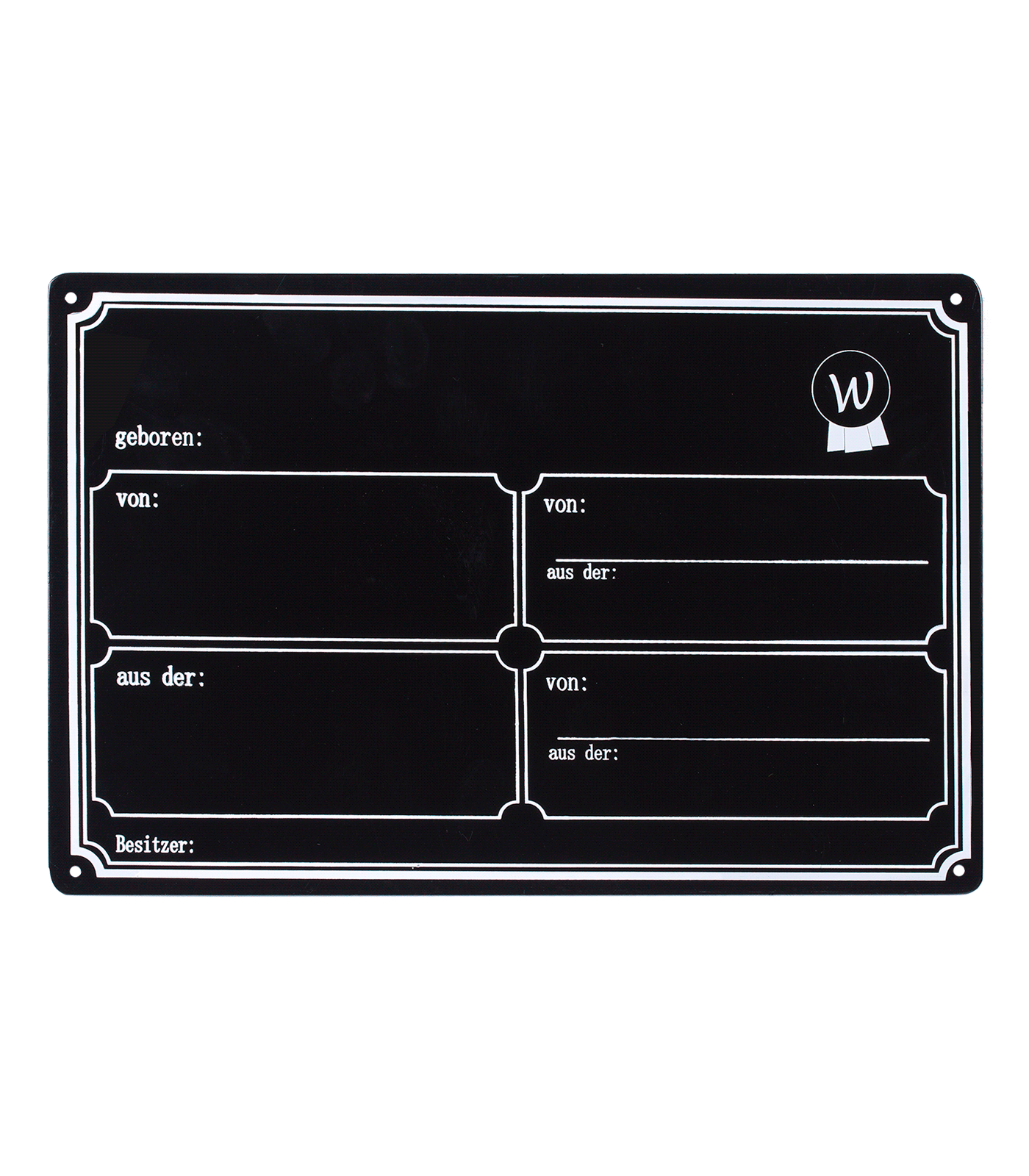 Waldhausen Stable Board, metal black