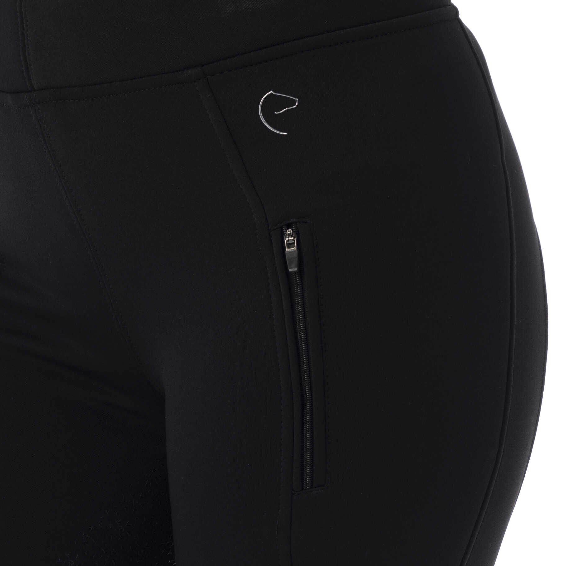 Equitheme Dolomyt Softshell Silicone Ridtights Svart - 12