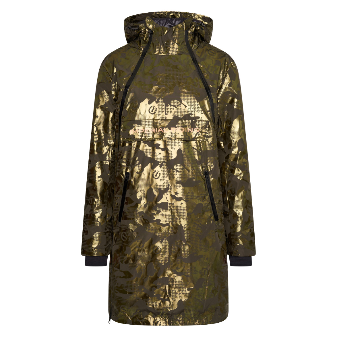 Imperial Riding Anorak jacket long Dalia - Dark olive