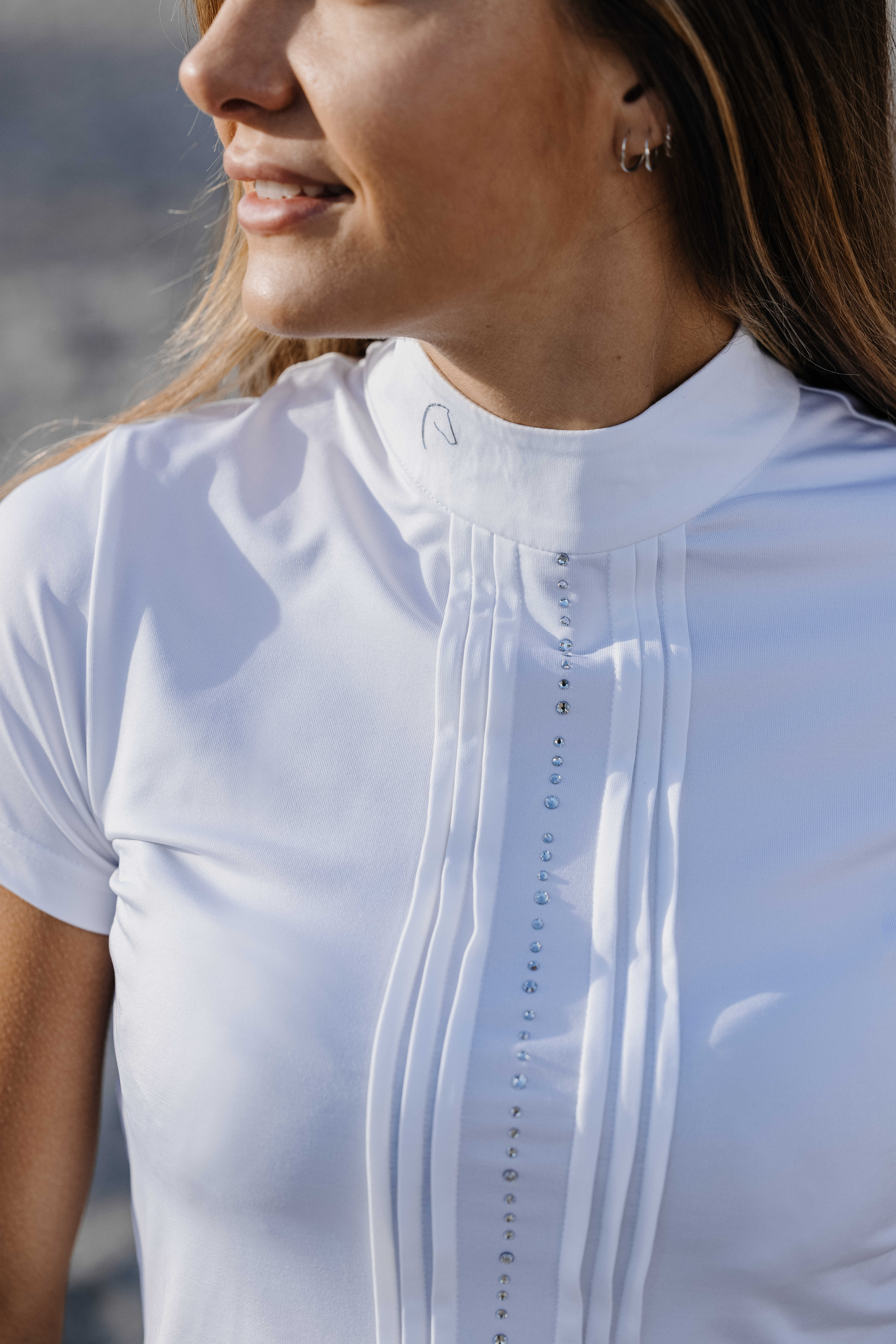 Equitheme Dorla Polo Competition Top White - 8