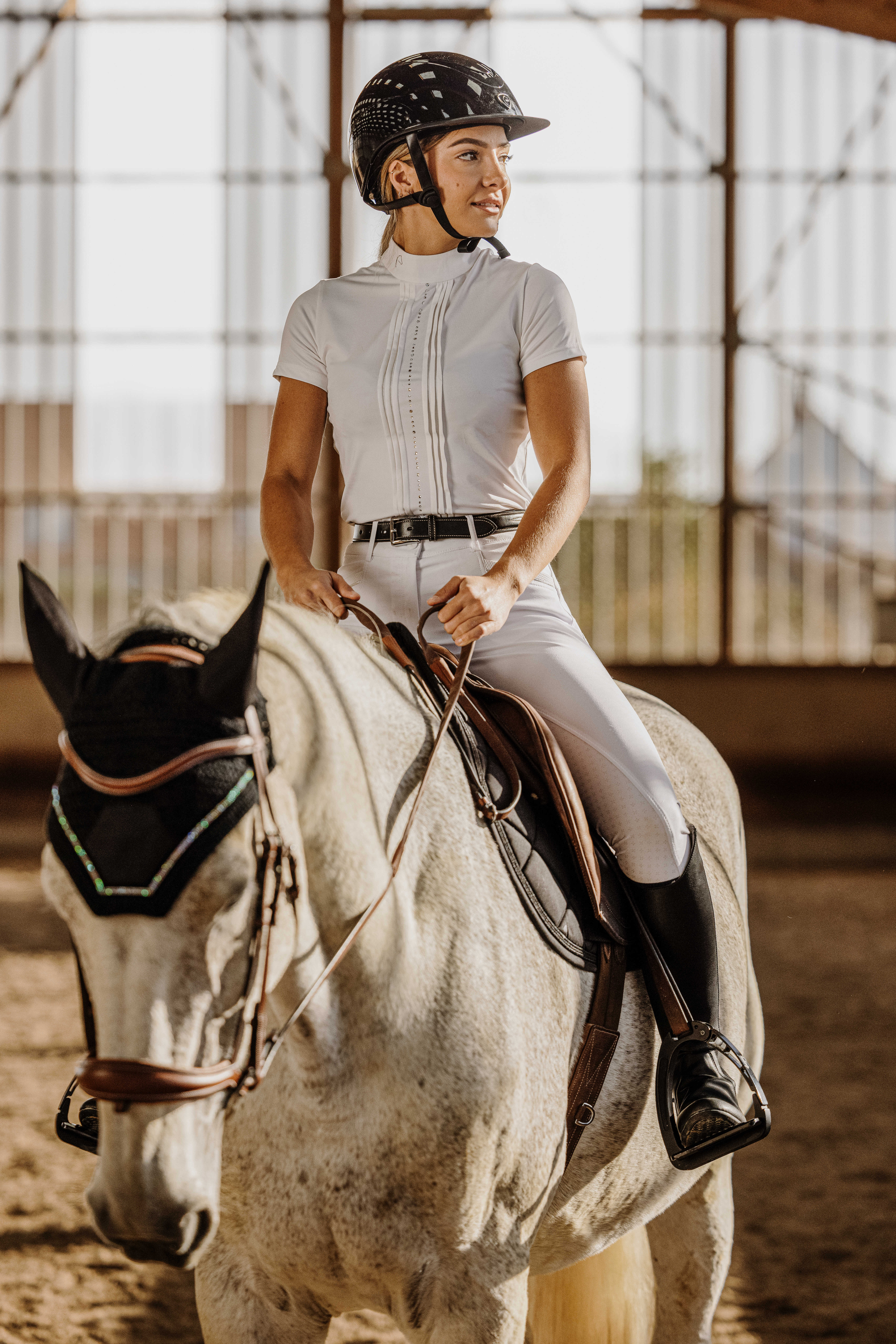 Equitheme Dorla Polo Competition Top White - 7