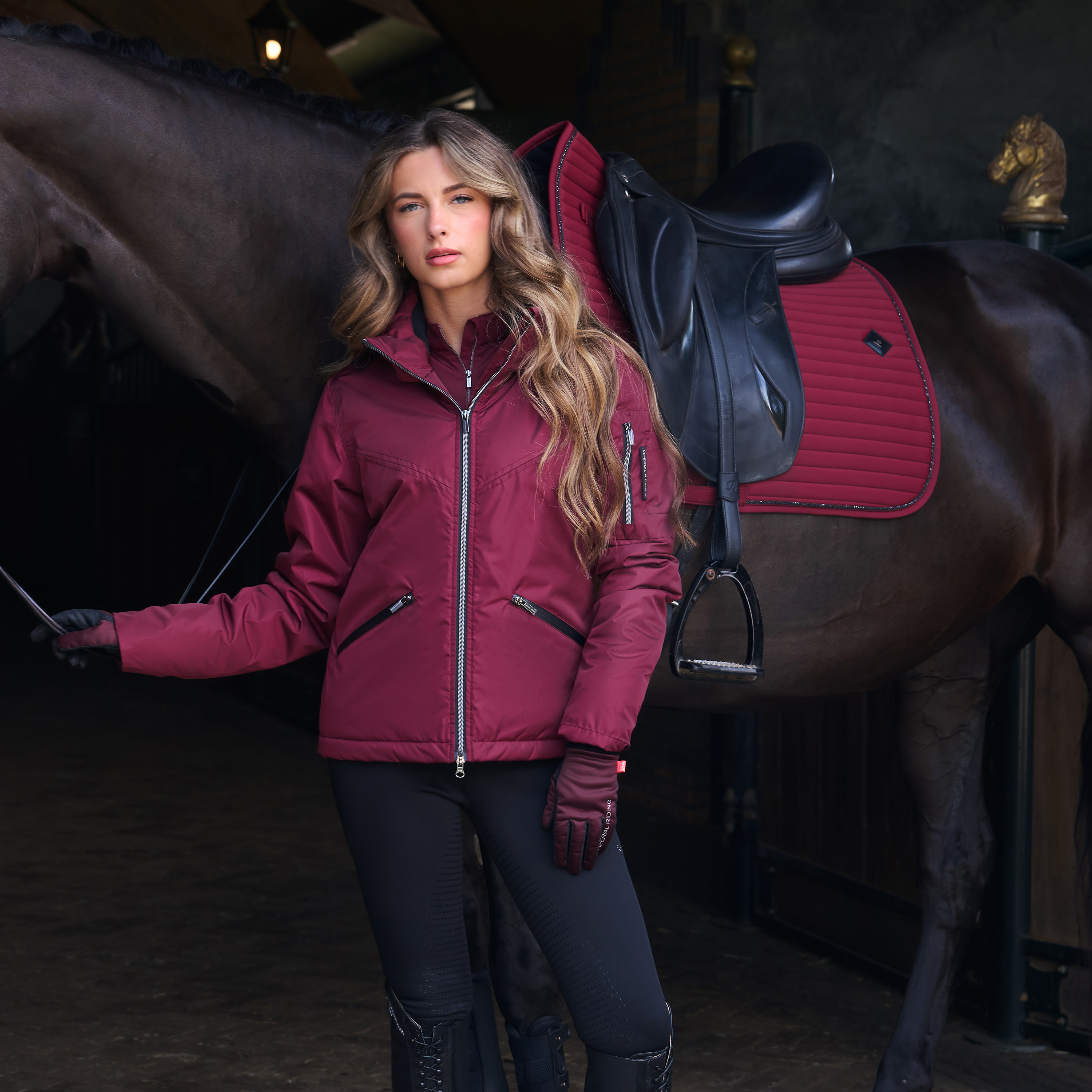 Imperial Riding Tech jacket Lucky - Fig - 2