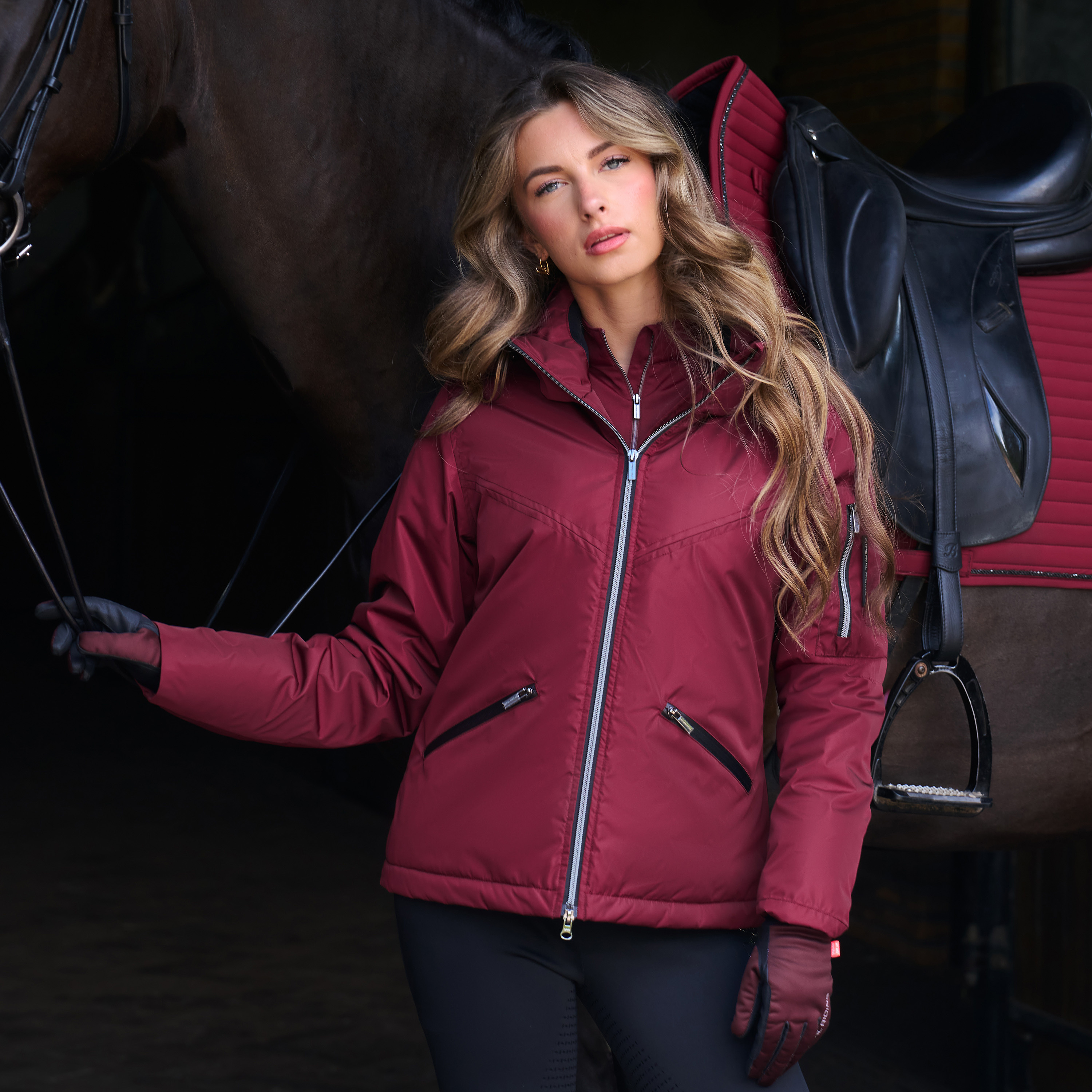 Imperial Riding Tech jacket Lucky - Fig - 3