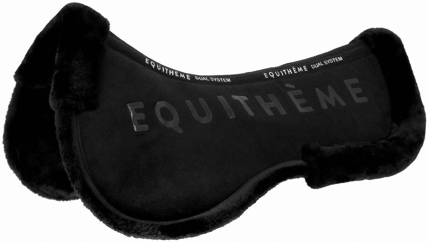 Equitheme Dual System Saddle Pad Black