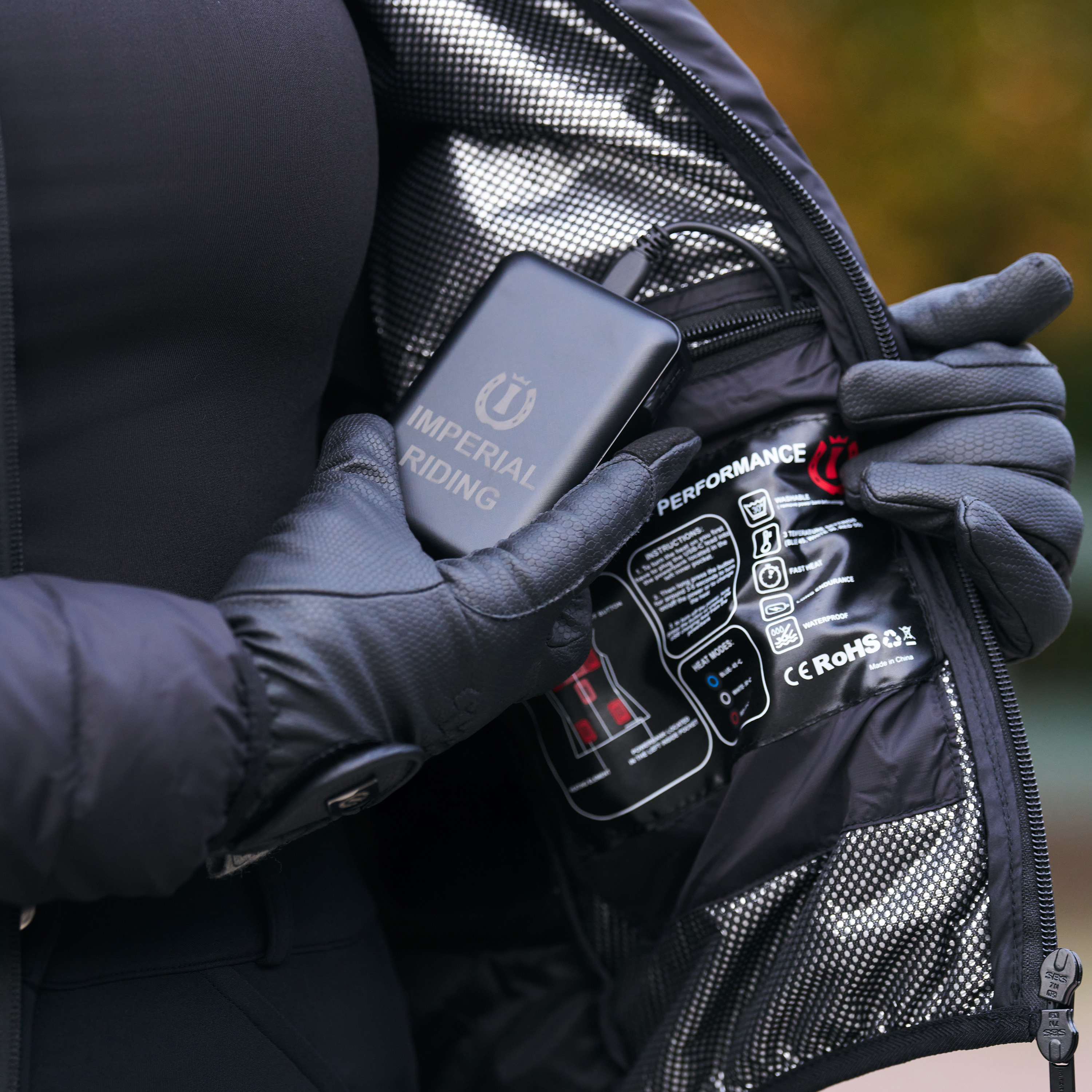 Imperial Riding Heated Jacket - Black - 5