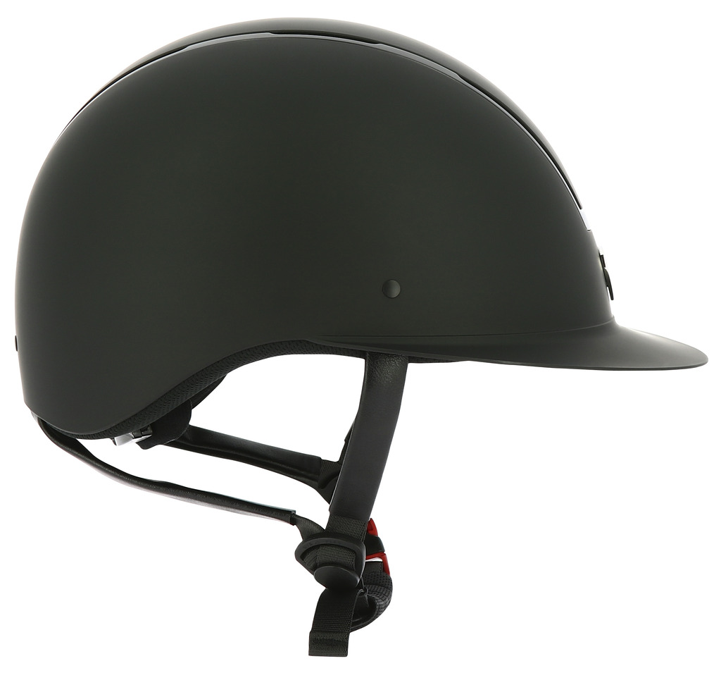 EQUITHEME 'Glint Mat' Ratsastuskypärä Mattamusta/Musta - 7