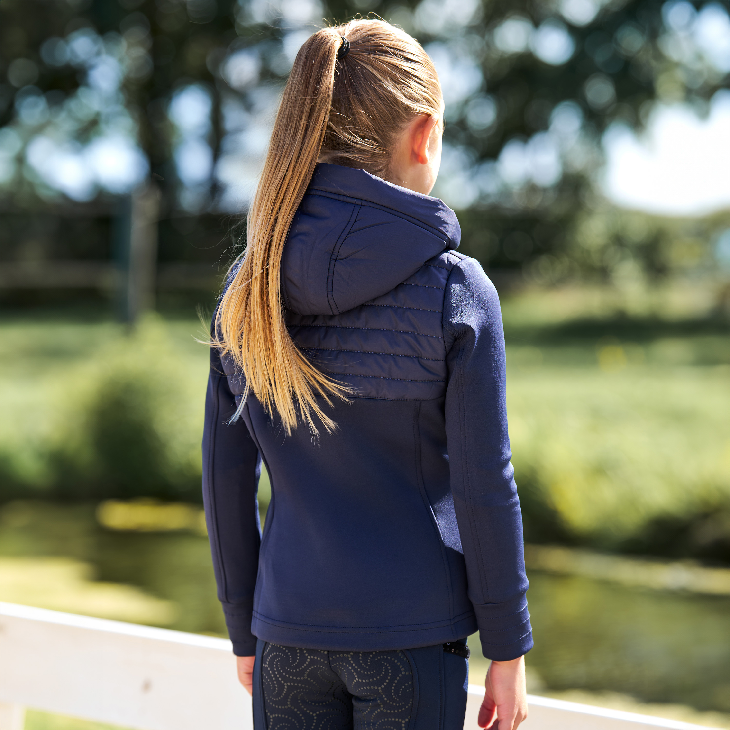 Imperial Riding Junior KIDS Tech jacket Brett - Navy - 4