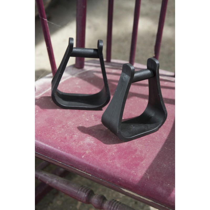 WESTRIDE Composite Western Stirrups  - Black 