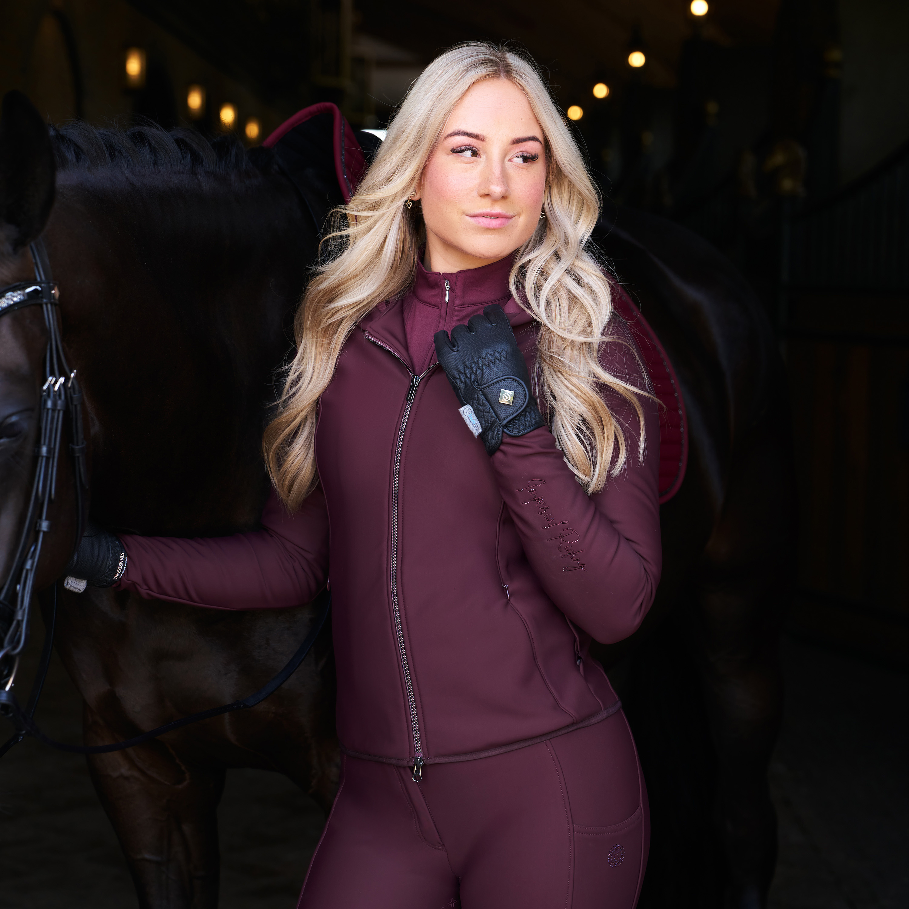 Imperial Riding Softshell jacket Brenda - Fig - 3