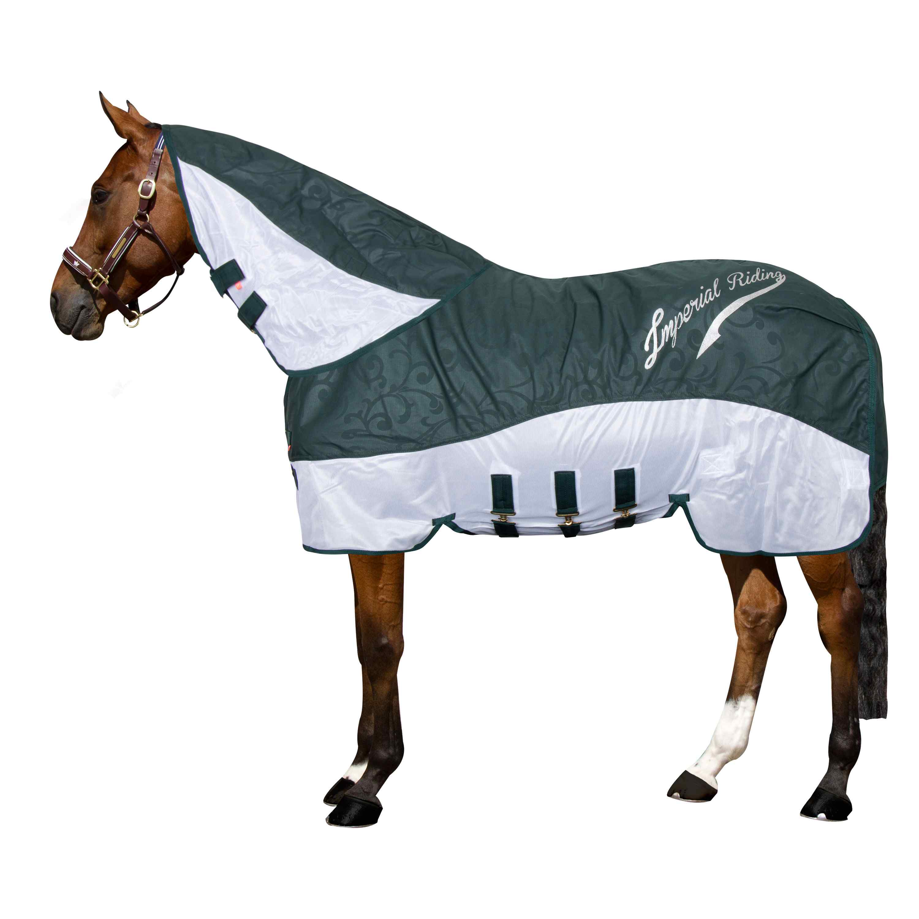 Imperial Riding Sade- ja kärpäsloimi Super-dry Forest green - 8