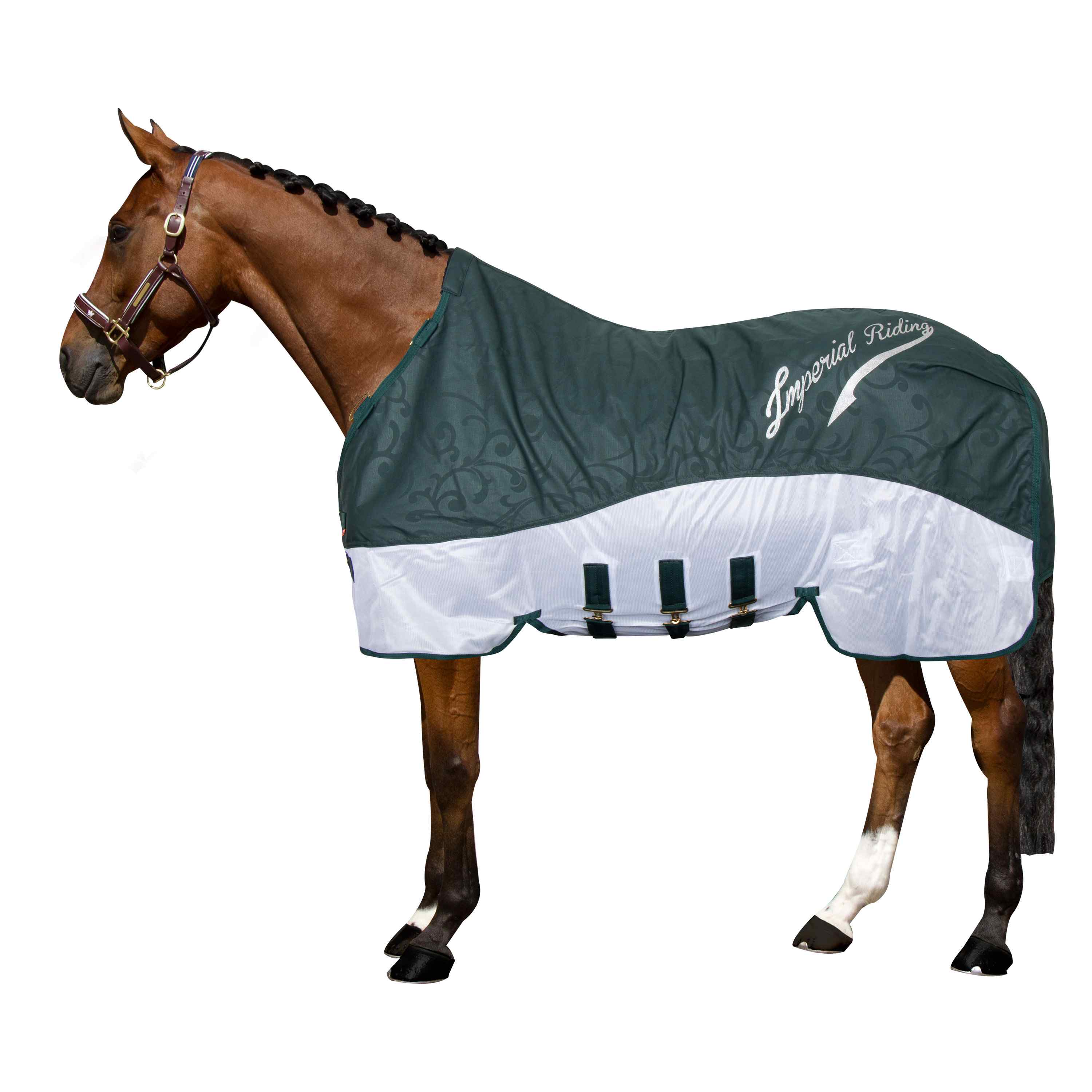 Imperial Riding Sade- ja kärpäsloimi Super-dry Forest green - 4