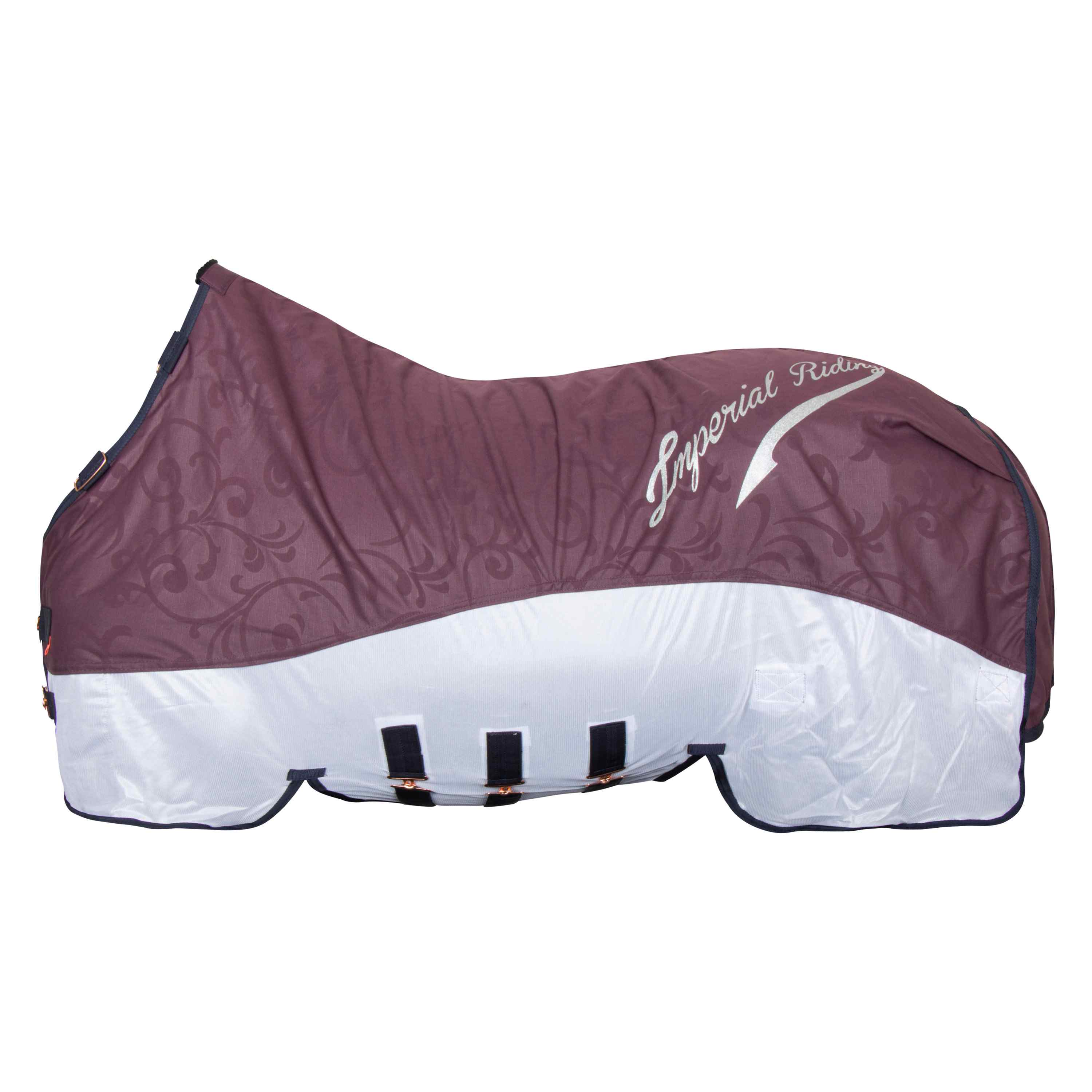 Imperial Riding Regn- och Flugtäcke Super-dry Bordeaux - 7