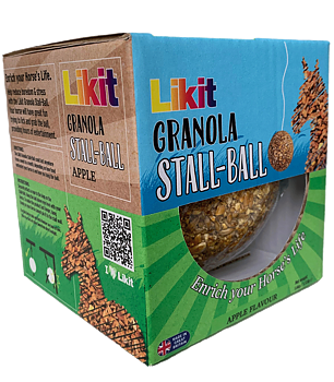 Waldhausen Likit Granola Stall-Ball, 1,6 kg - Apple