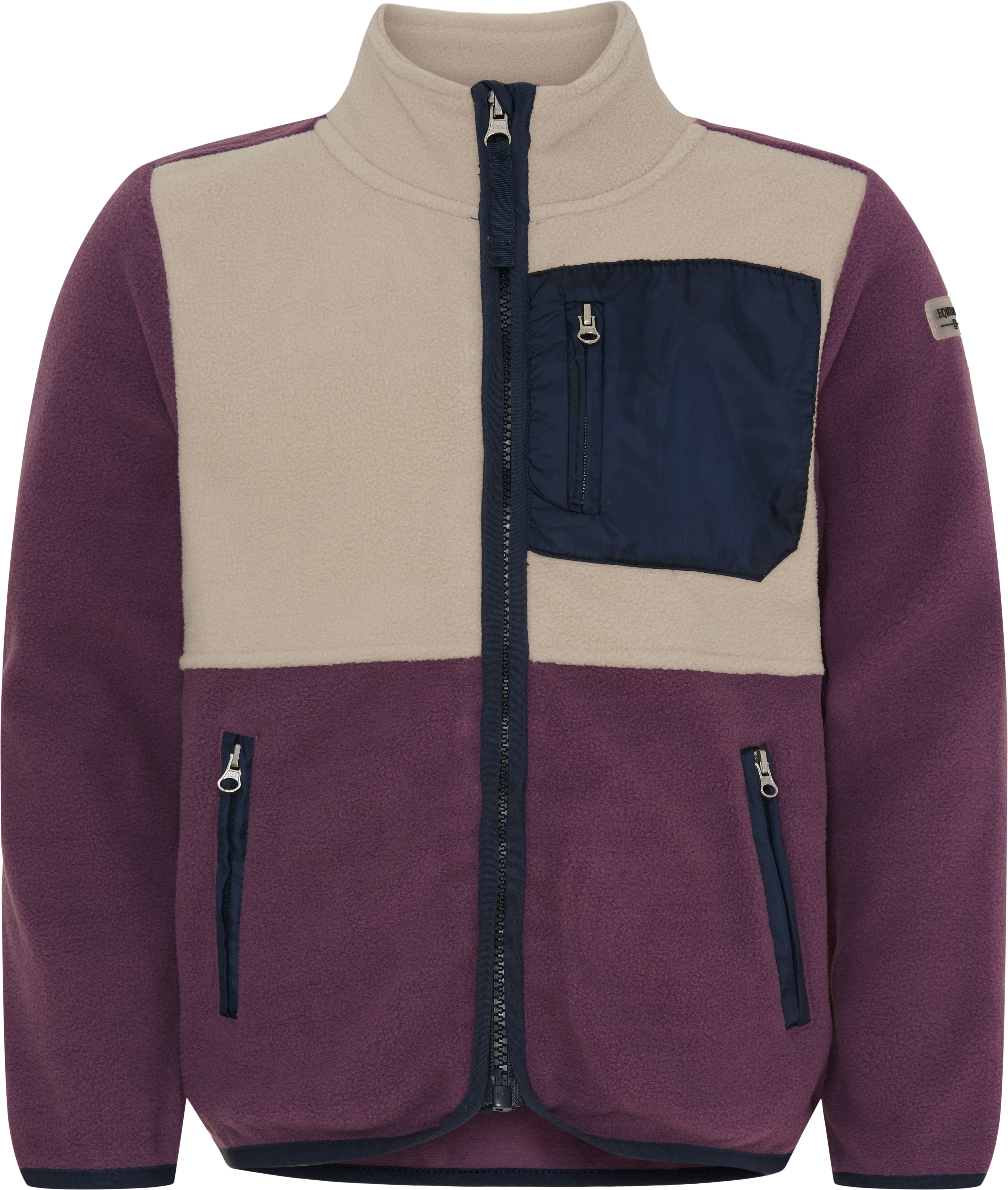 Equipage Minna Zip Fleecejacke Montana Grape (128)