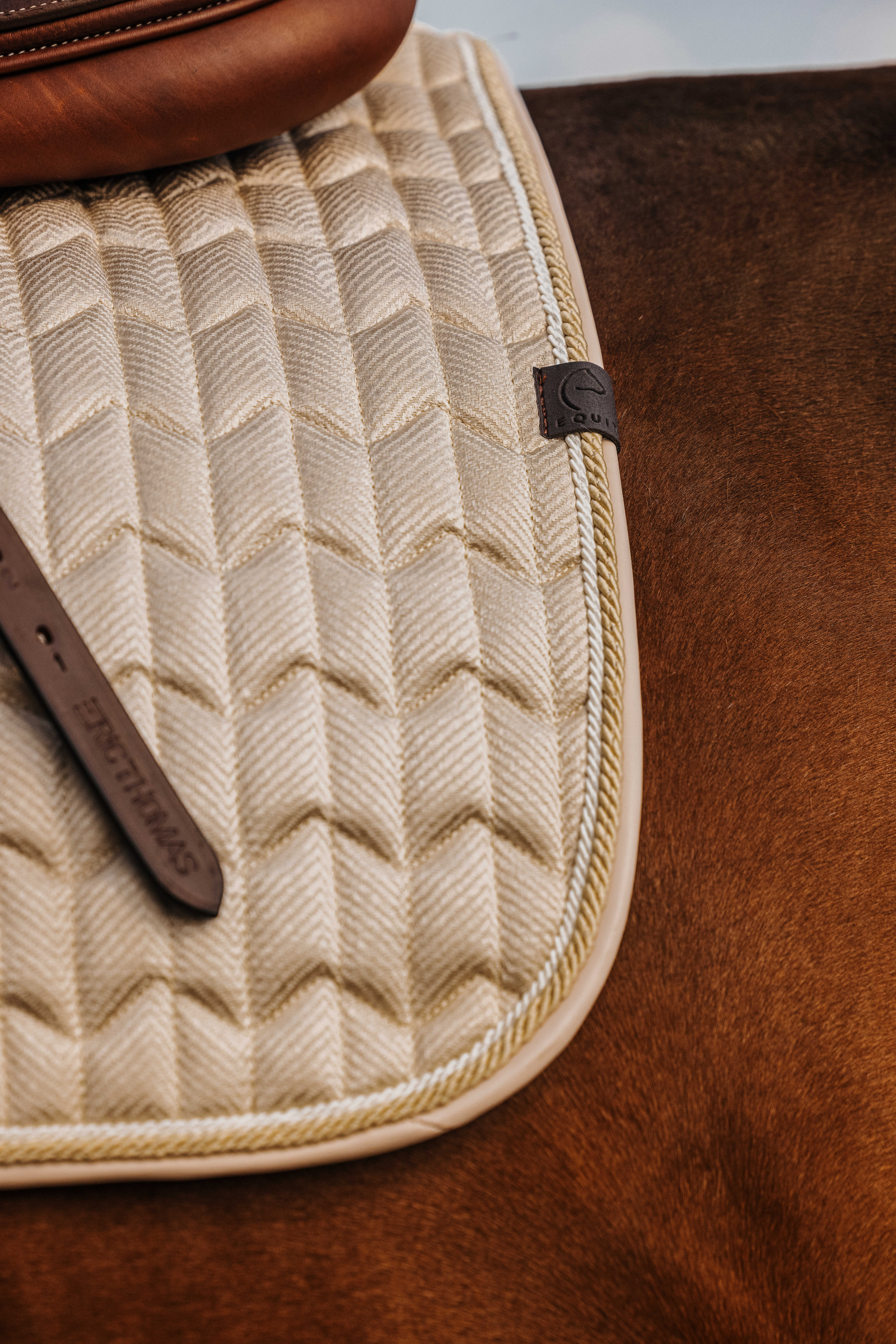 Equitheme Excellence Saddle Pad Beige - 4