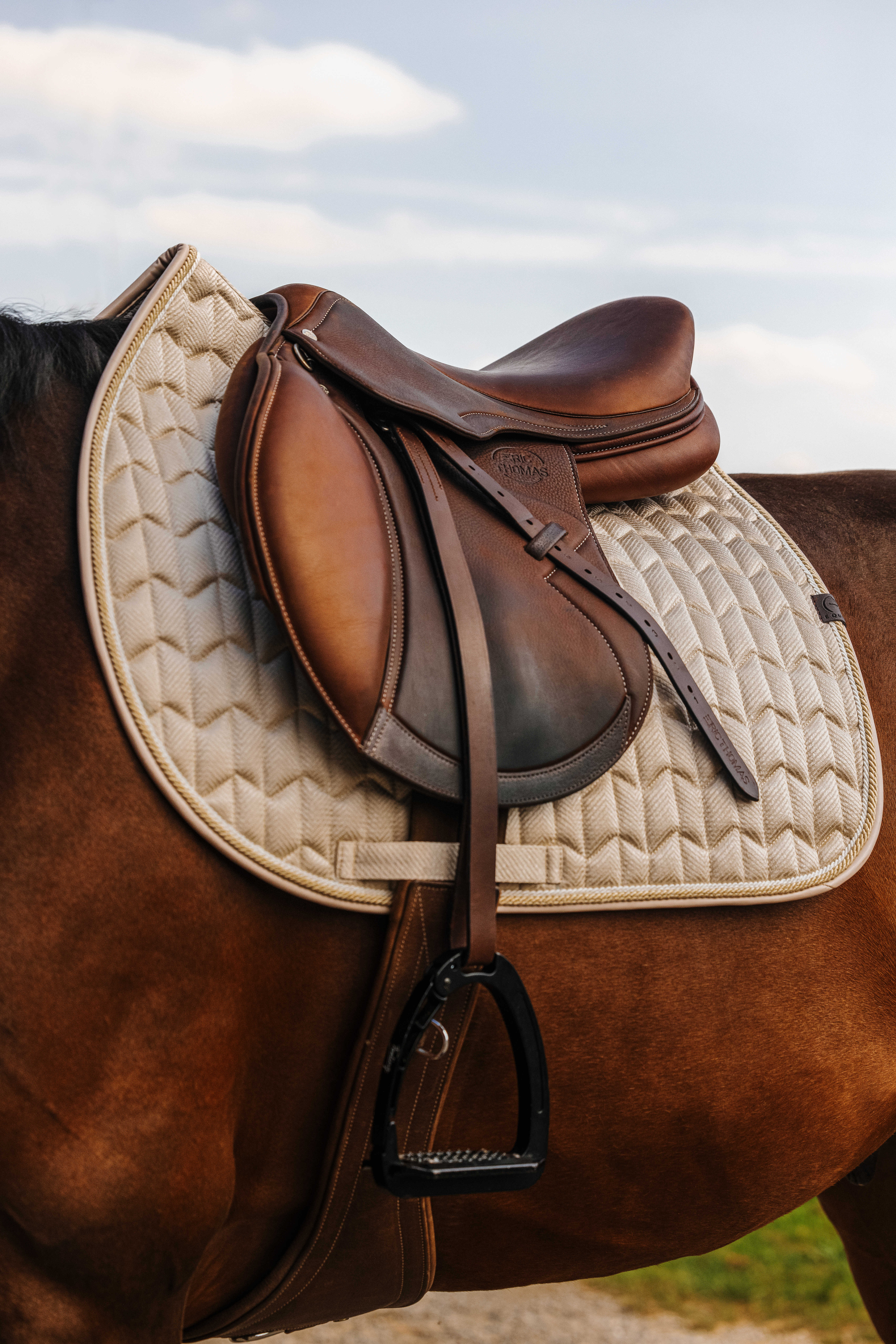 Equitheme Excellence Saddle Pad Beige - 3