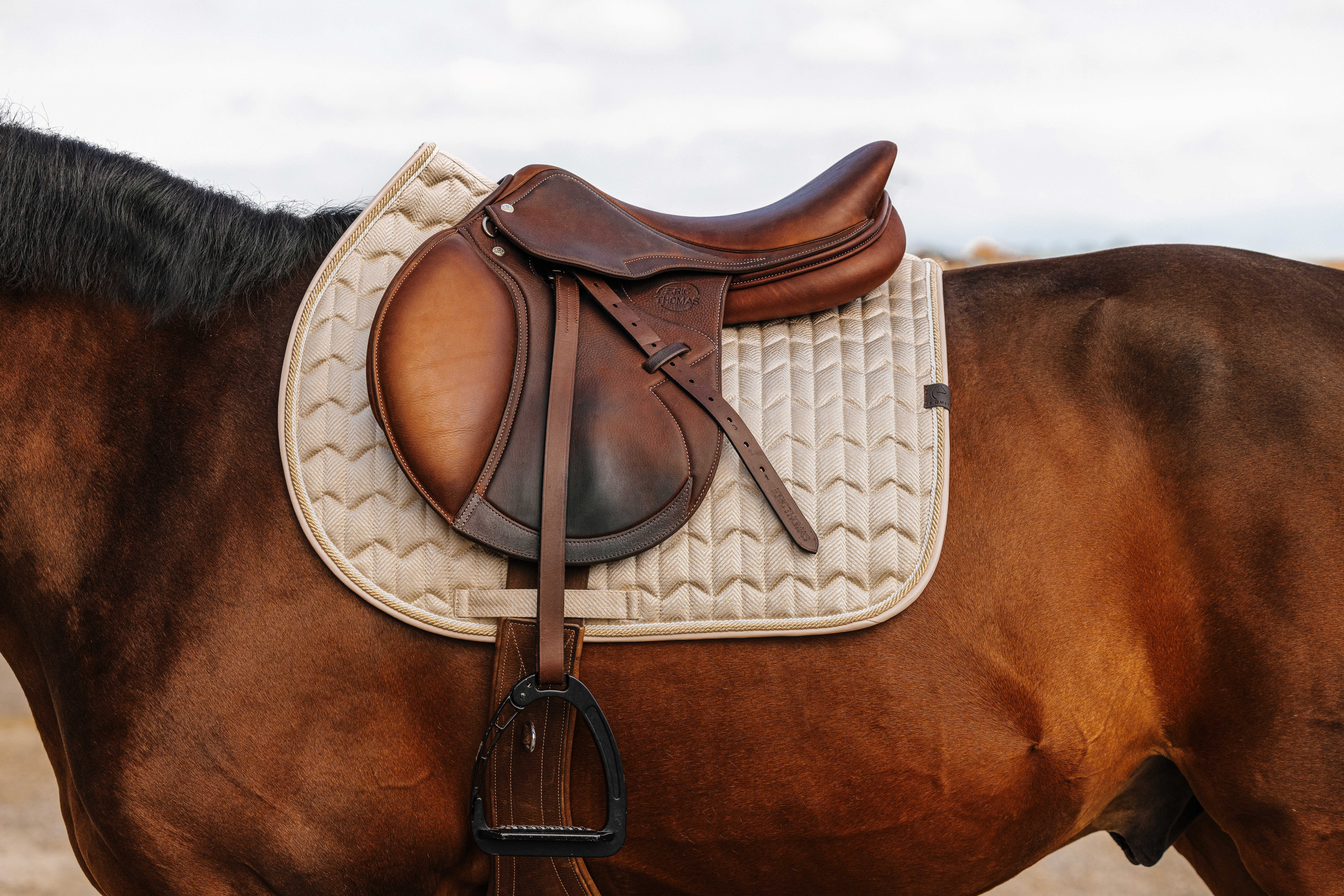 Equitheme Excellence Saddle Pad Beige - 2