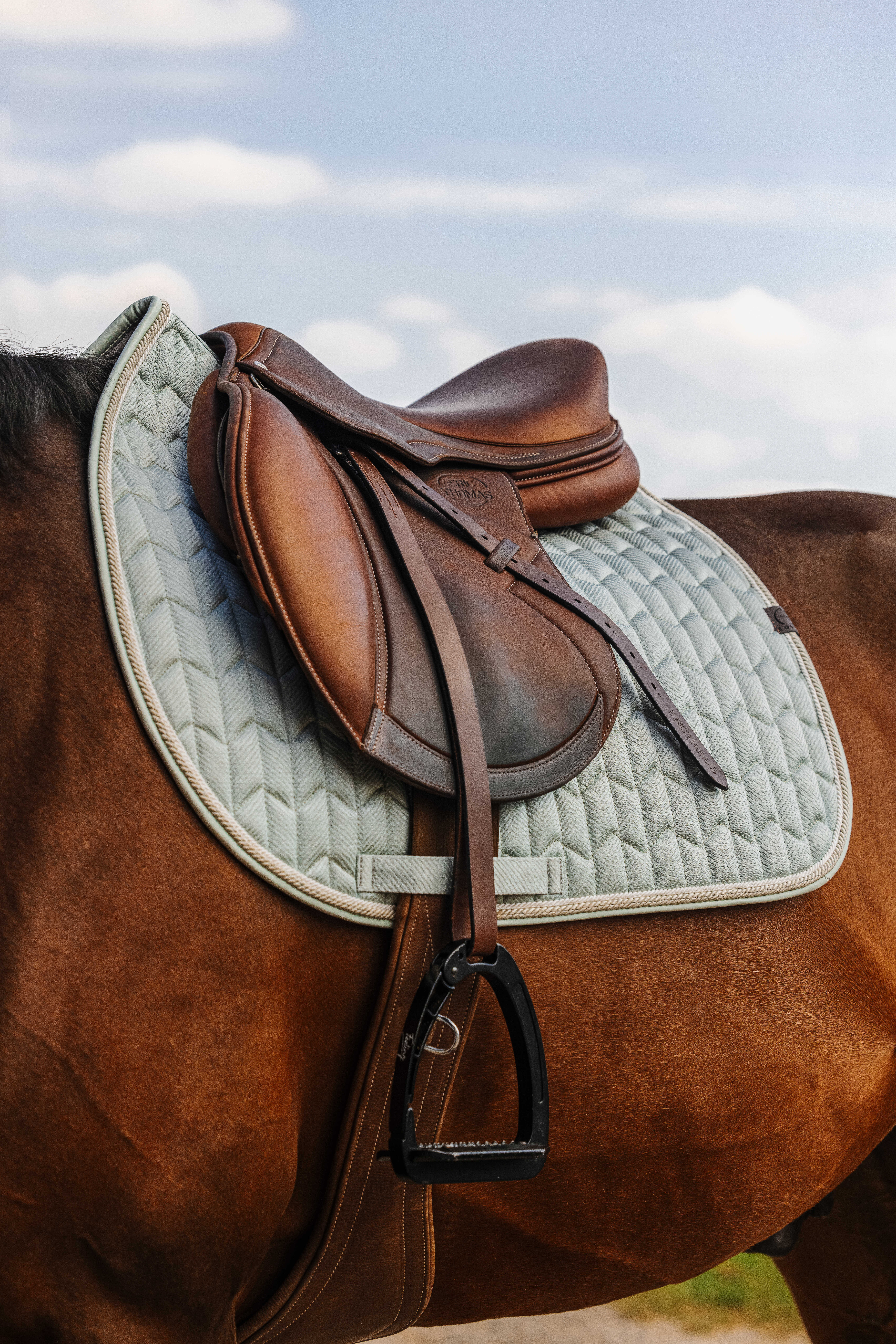 Equitheme Excellence Saddle Pad Green - 3