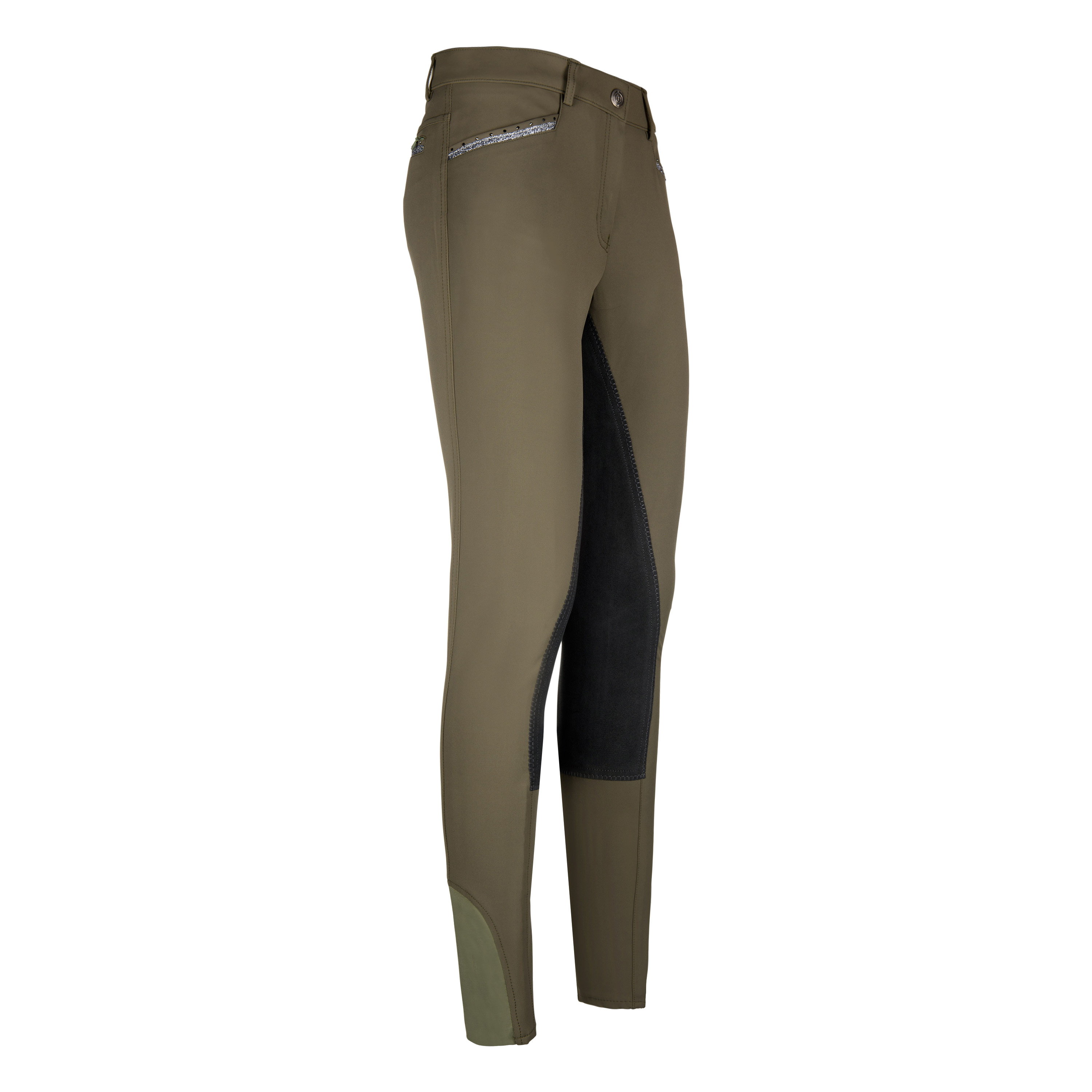 Imperial Riding Junior Riding breeches El Capone Full - Army