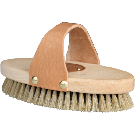 Borstiq Ryktborste med läderrem Tagel (M)