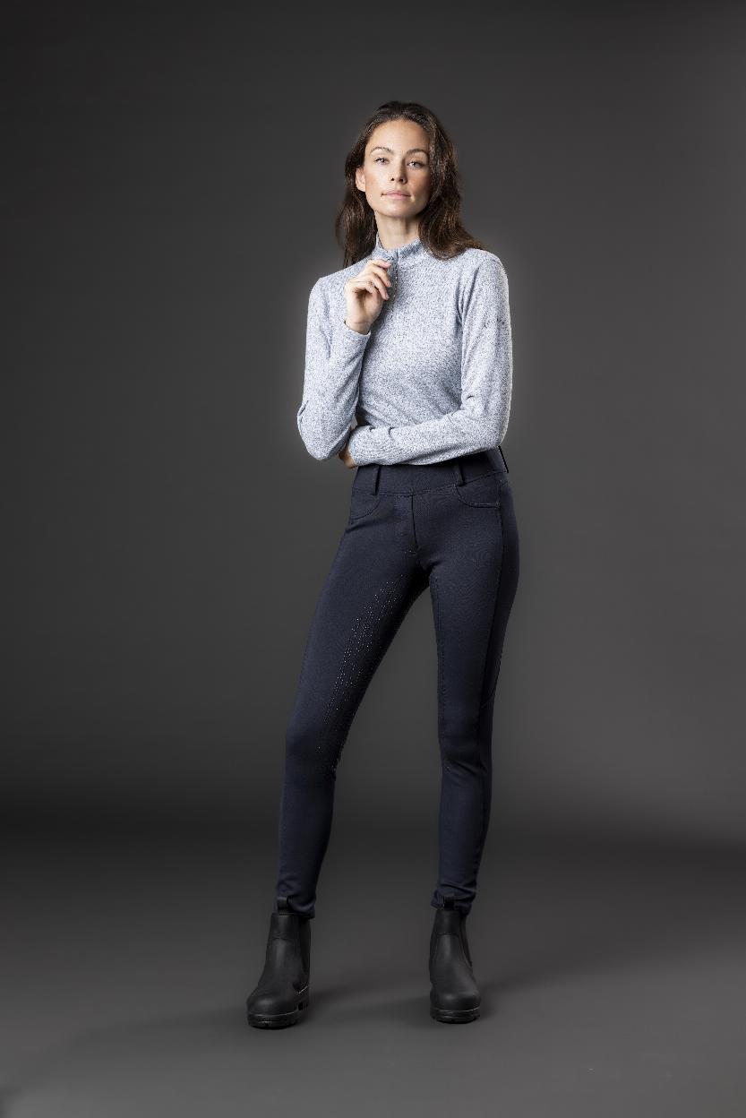 Equipage Shannon Ridtights Helskodd Navy (XS)