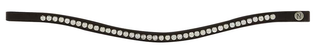 NORTON PRO Strass Pannband Svart, Transparent Strass - Full size