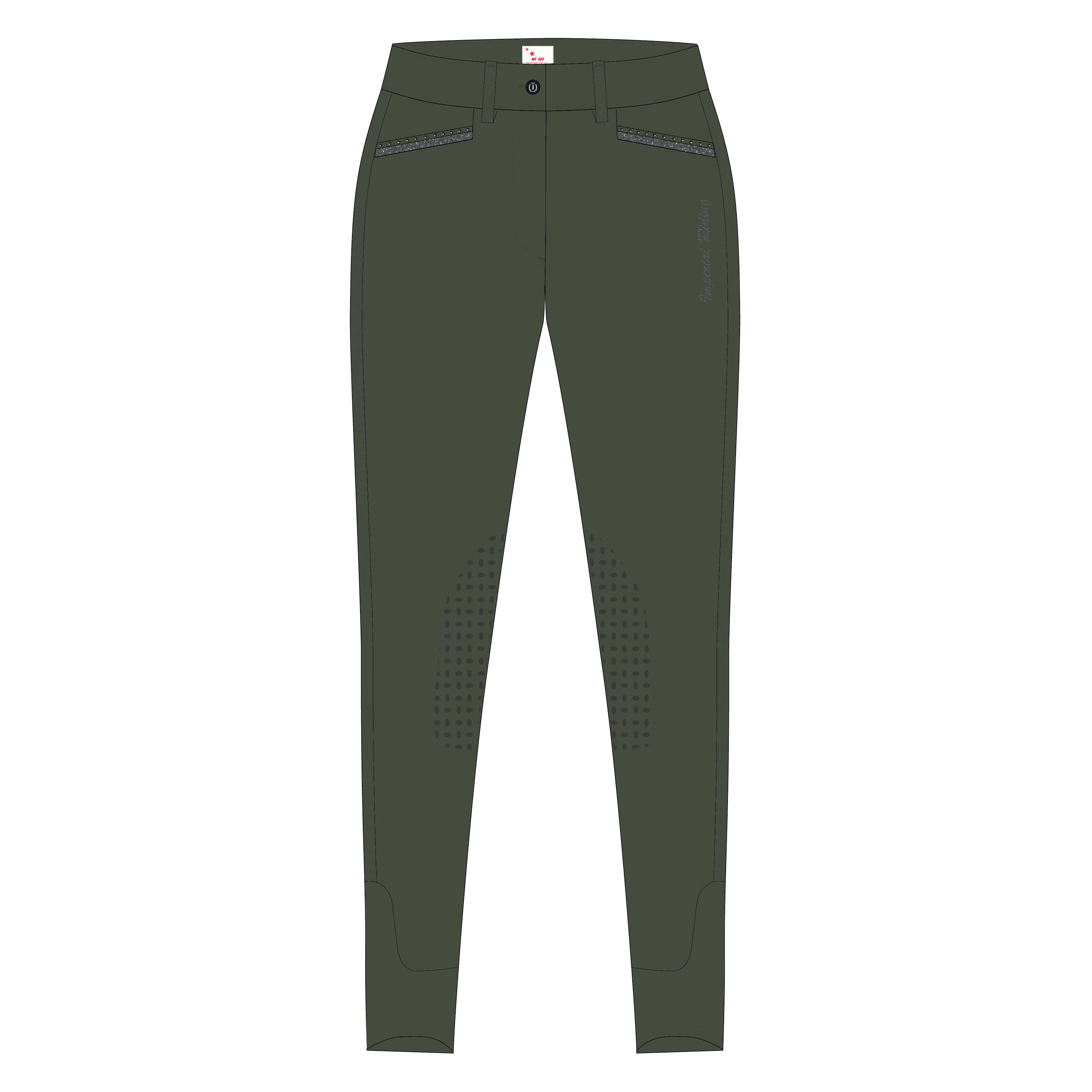 Imperial Riding Ridbyxor El Capone KneeGrip - Armé