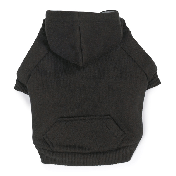 fleece lined dog hoodie