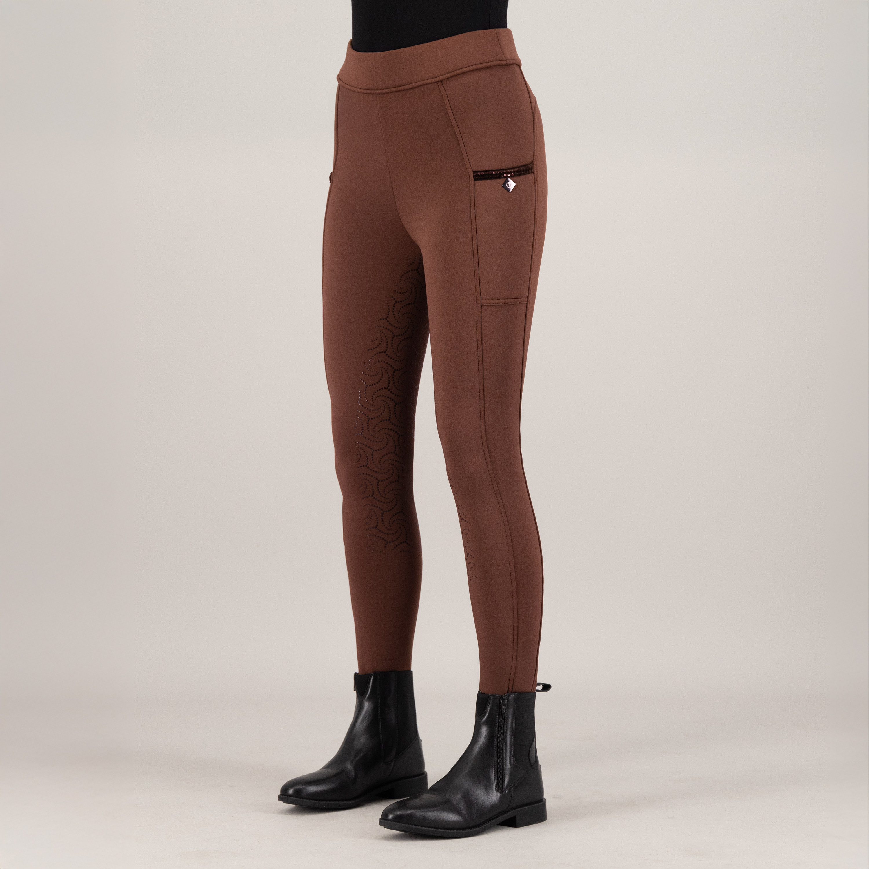 Imperial Riding Riding tights Teddy FullGrip - Bronze - 7