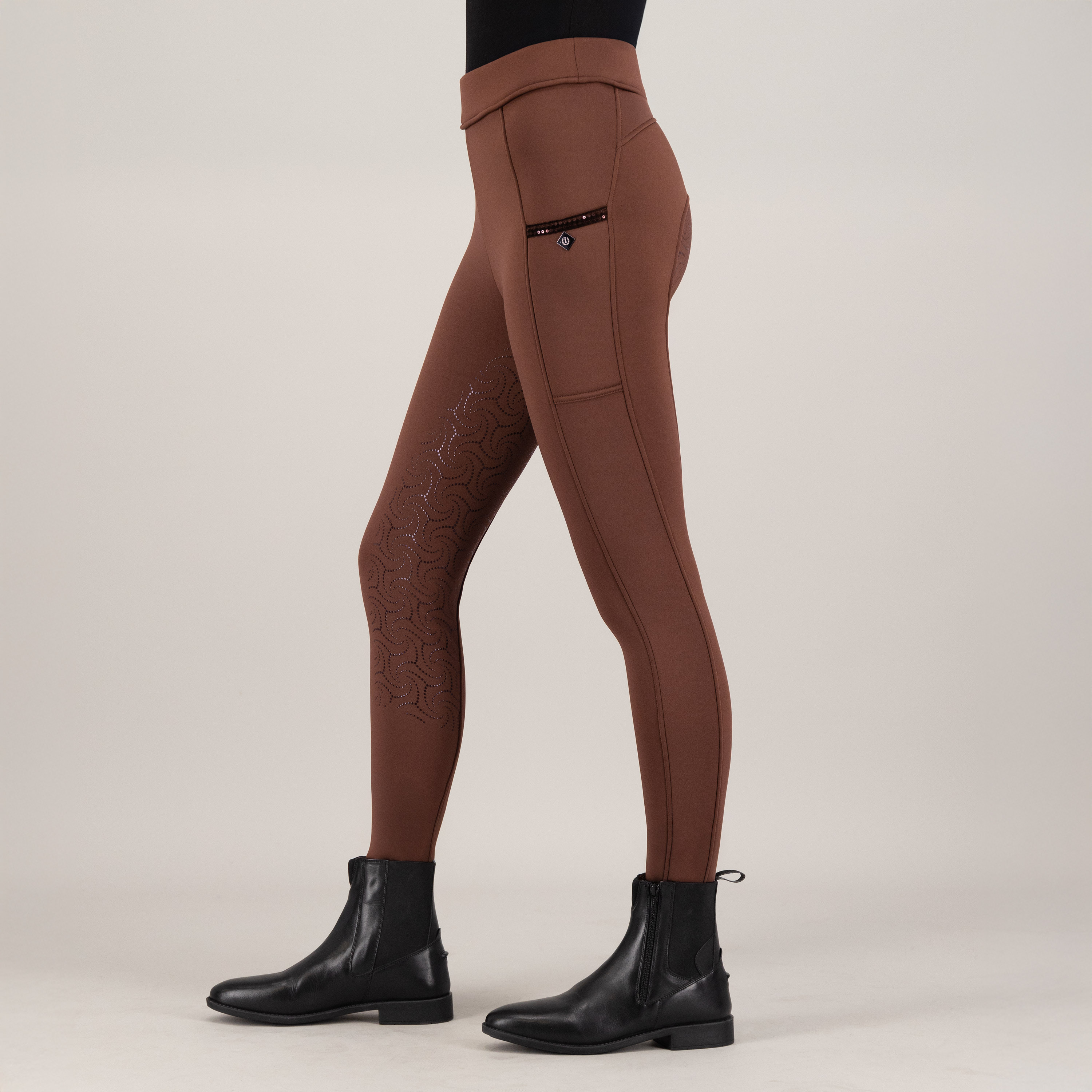 Imperial Riding Riding tights Teddy FullGrip - Bronze - 5