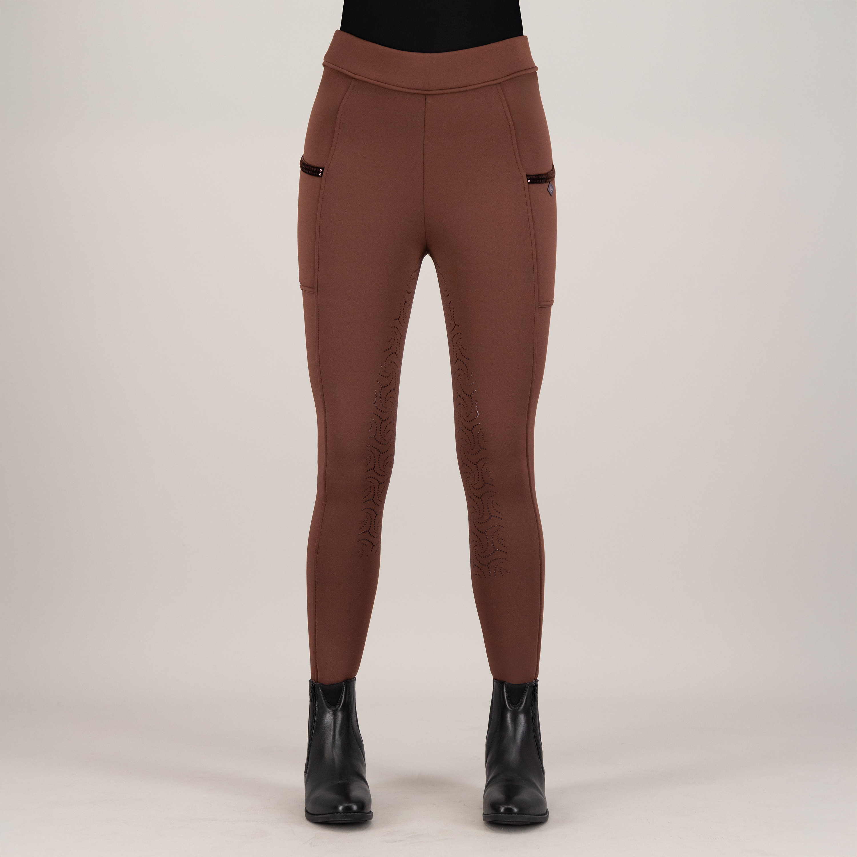 Imperial Riding Riding tights Teddy FullGrip - Bronze