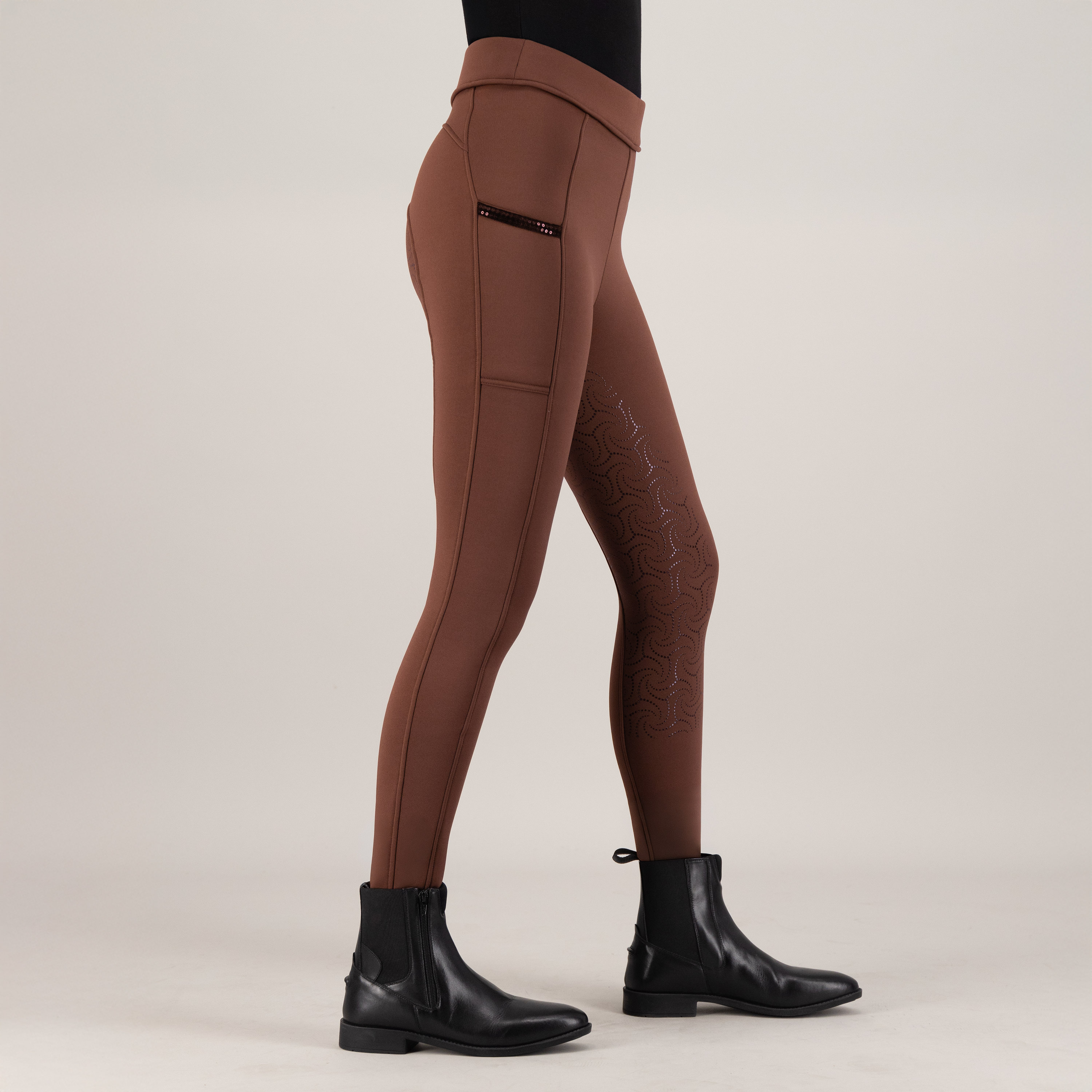 Imperial Riding Riding tights Teddy FullGrip - Bronze - 6