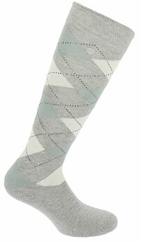 Equitheme Girly Riding Socks Grey/light bue