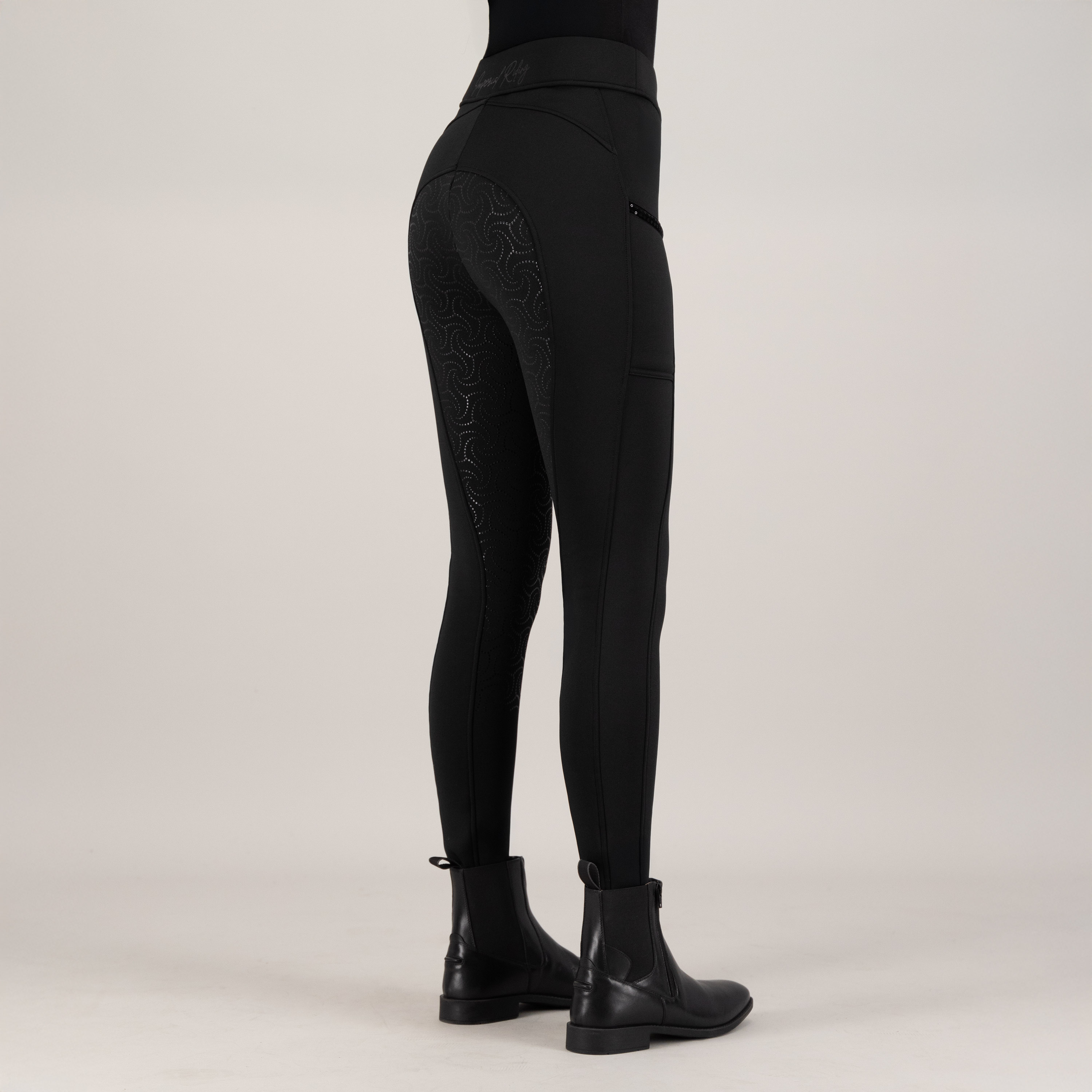 Imperial Riding Riding tights Teddy FullGrip - Black - 3