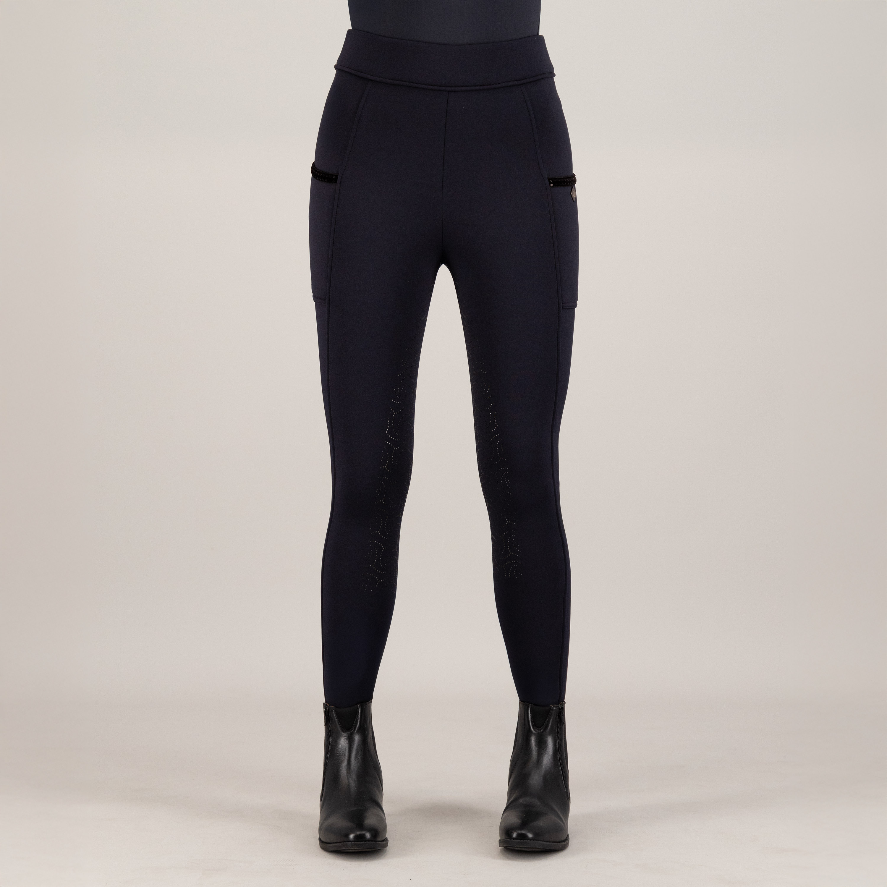 Imperial Riding Riding tights Teddy FullGrip - Navy