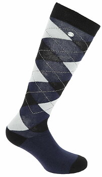 Equitheme Girly Riding Socks Navy/light blue