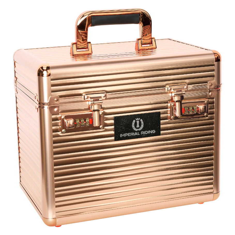 Imperial Riding Grooming box Shiny Classic small Roségold