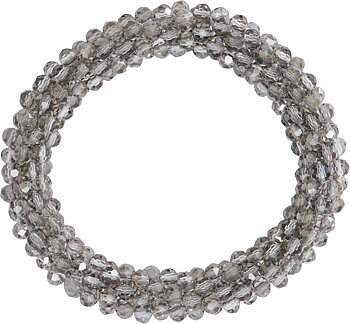 Equipage Saylene Hårsnodd Silver ONE SIZE