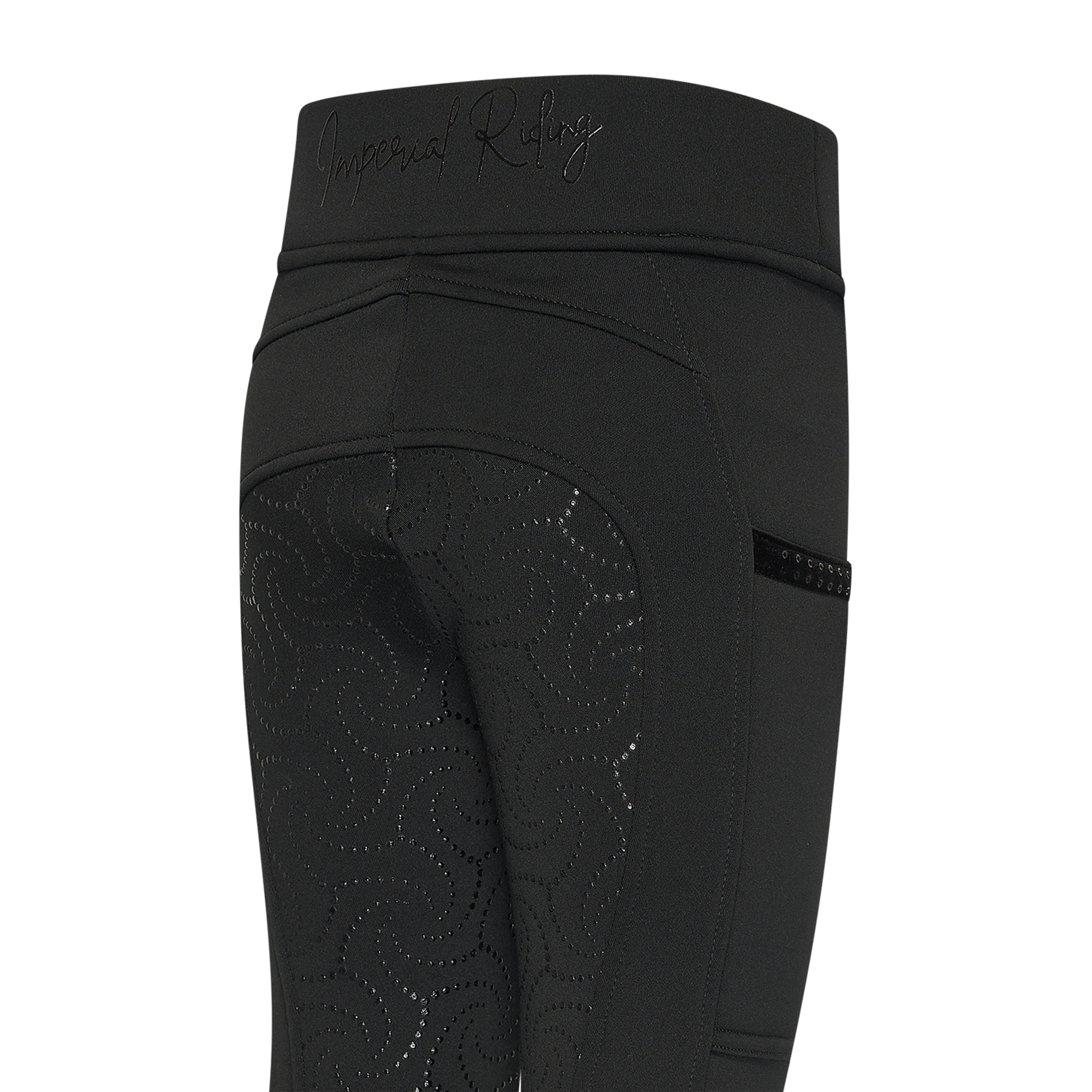 Imperial Riding Junior KIDS Riding tights Teddy FullGrip - Black - 3