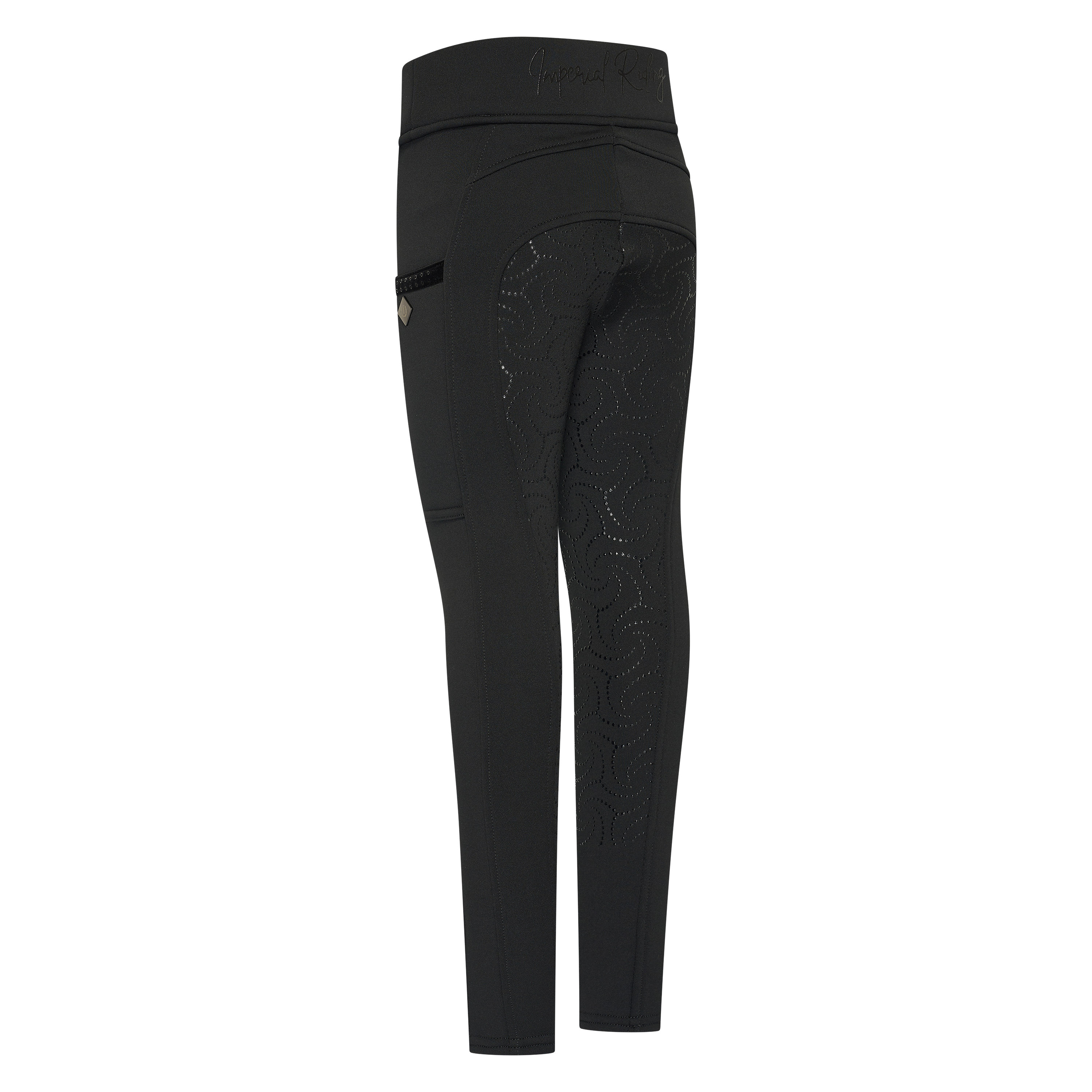 Imperial Riding Junior KIDS Riding tights Teddy FullGrip - Black - 2