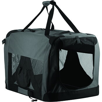 Pet Soft Crate Grå/Svat