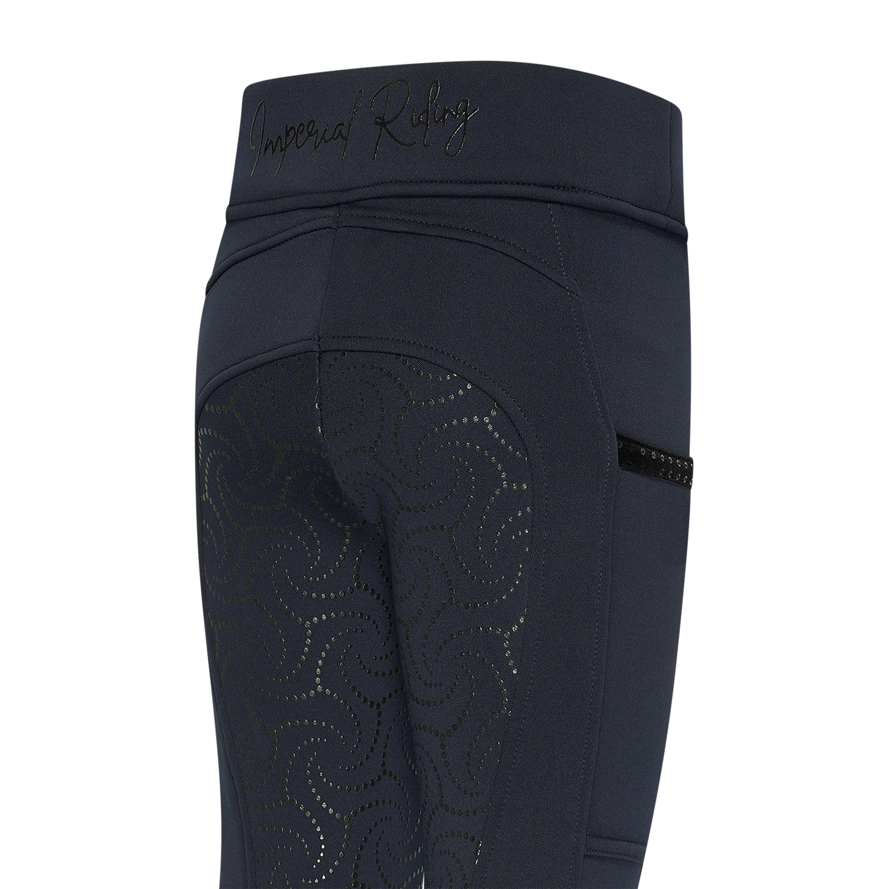Imperial Riding Junior KIDS Riding tights Teddy FullGrip - Navy - 3