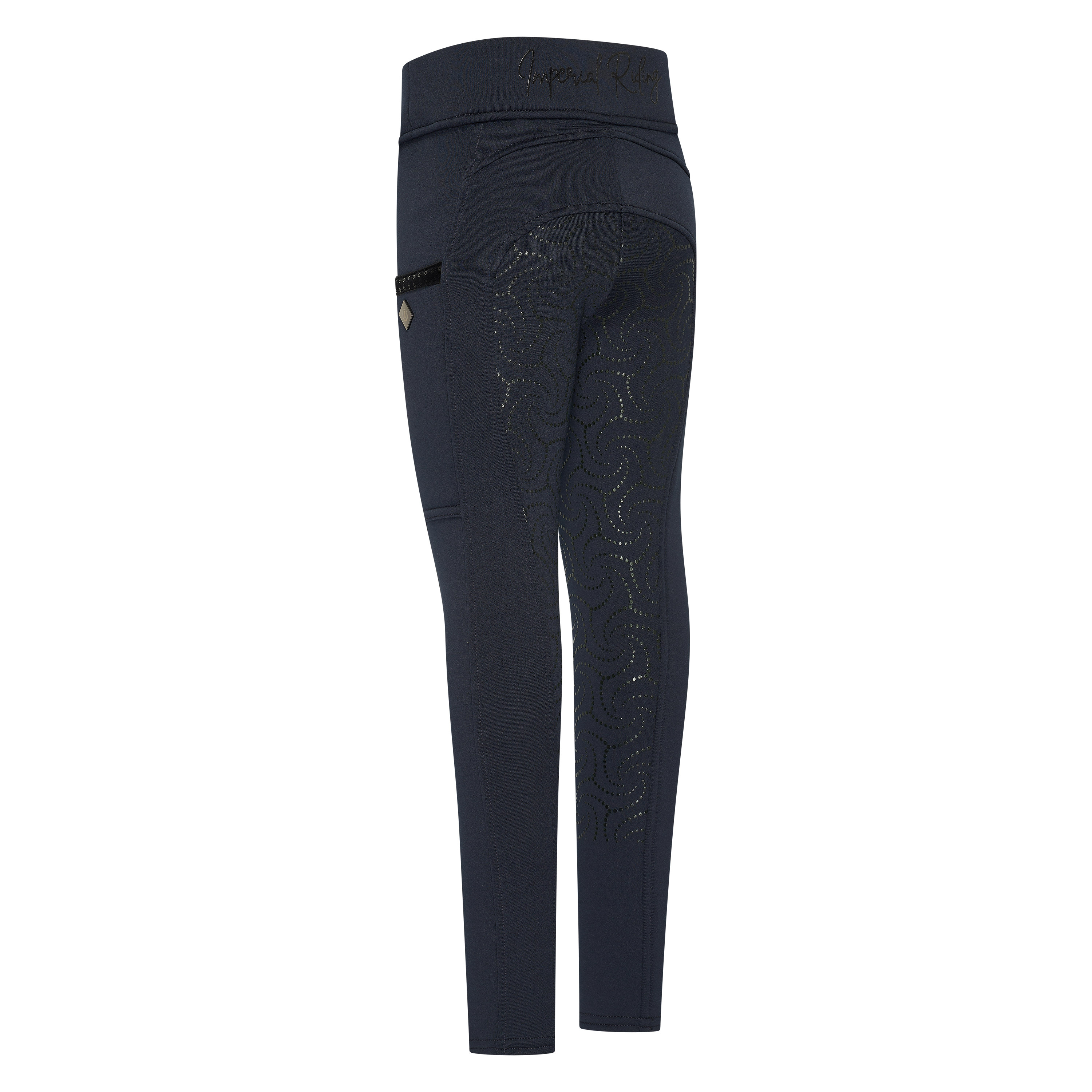 Imperial Riding Junior KIDS Riding tights Teddy FullGrip - Navy - 2