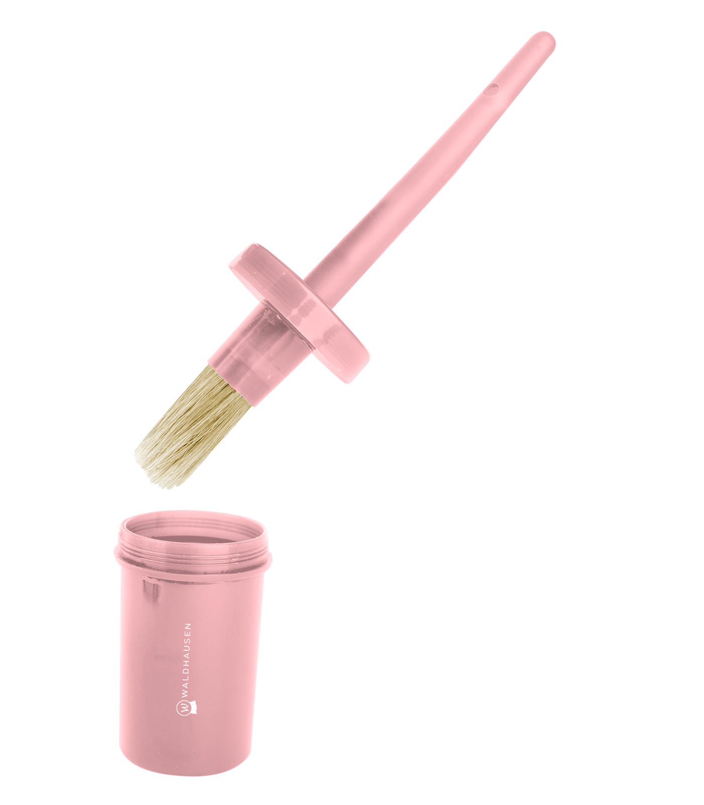 Waldhausen Hoof Oil Brush with Bottle linnea pink