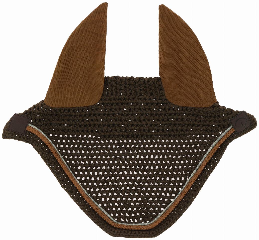 Equitheme Hexalight Fly Veil chestnut brown