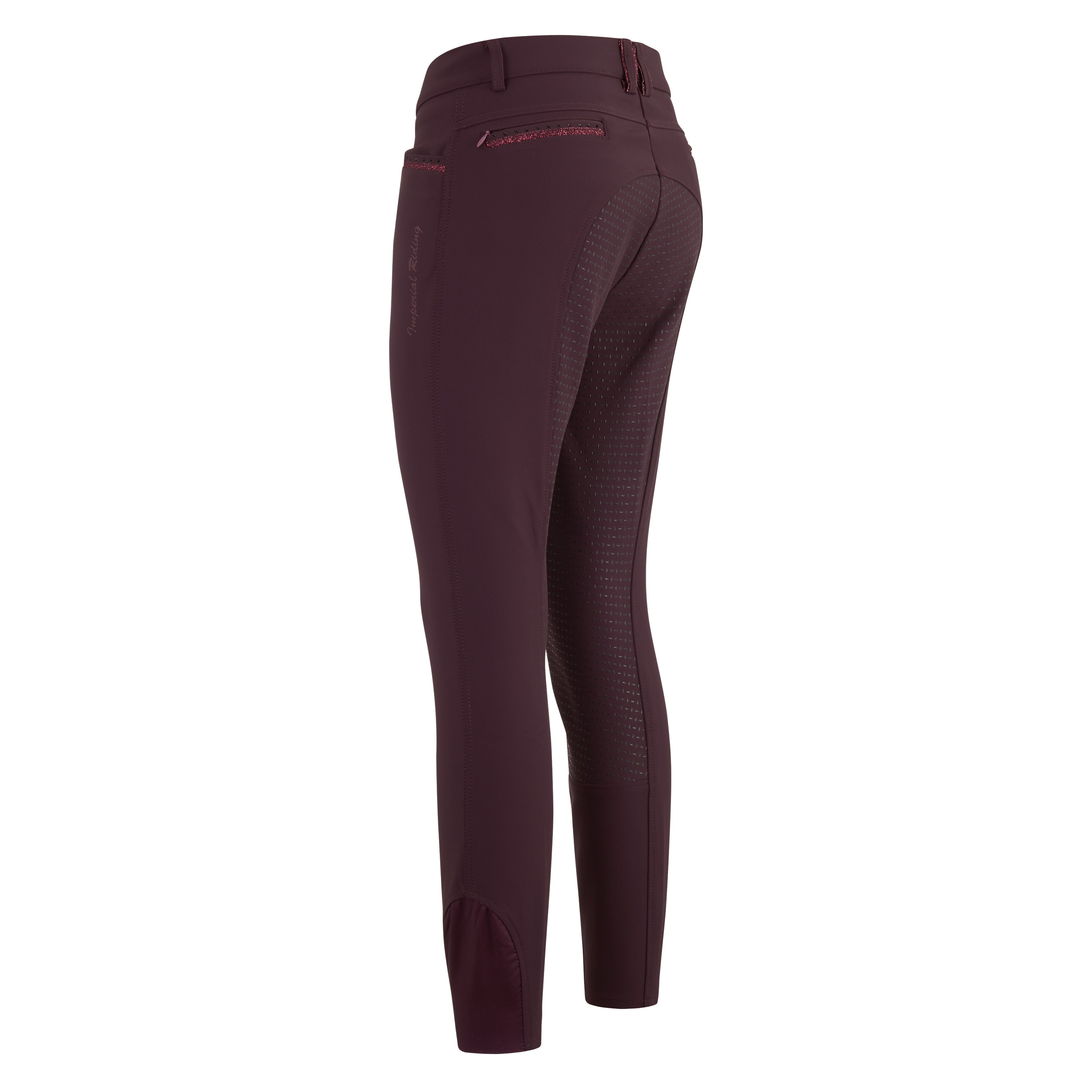 Imperial Riding Junior Riding breeches El Capone FullGrip - Bordeaux - 2