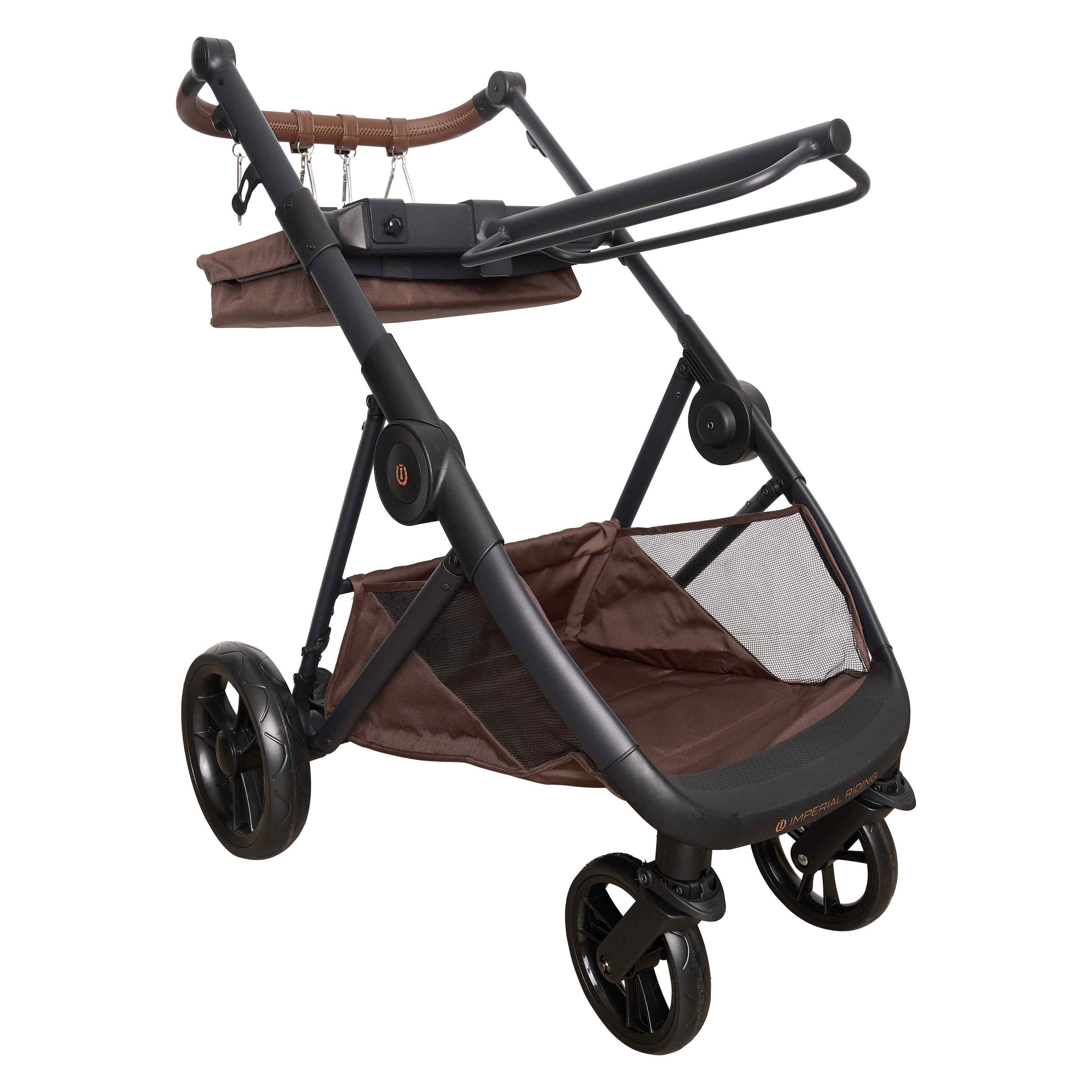 Imperial Riding Saddle caddy Carry Light Navy-Chocolate